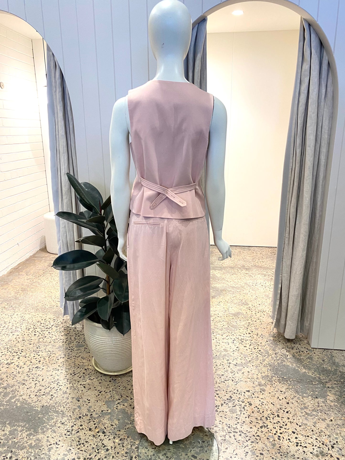 Shona Joy Sara Vest in Pink - Size 8