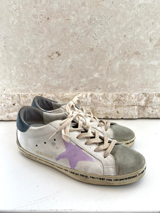 Golden Goose Super-Star Low Top Sneakers - Size 38