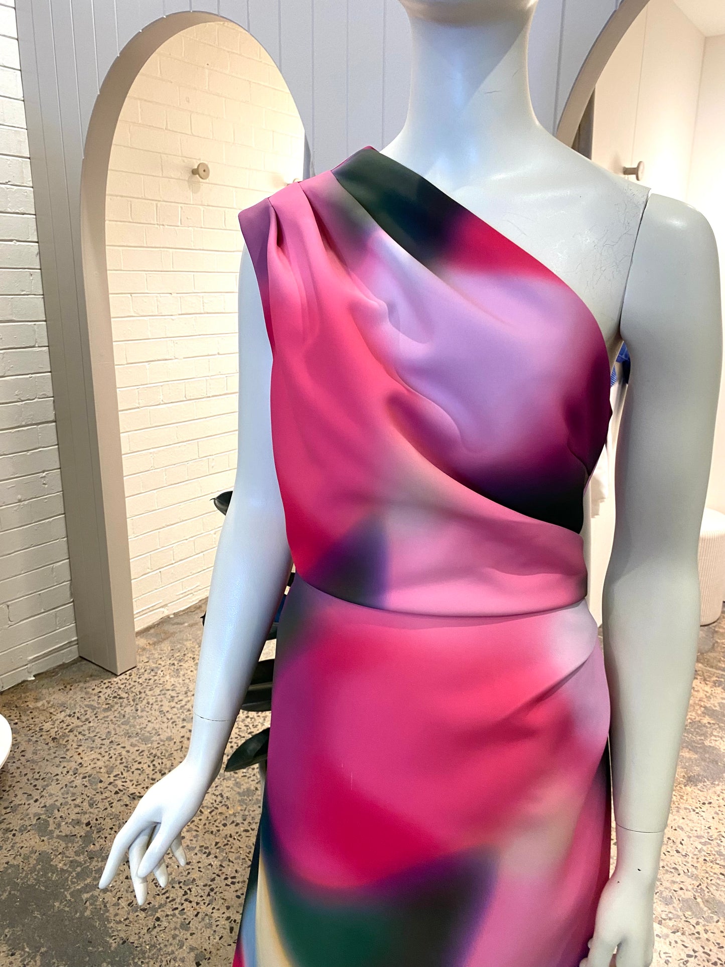 Mossman Blurred Maxi Dress - Size 12