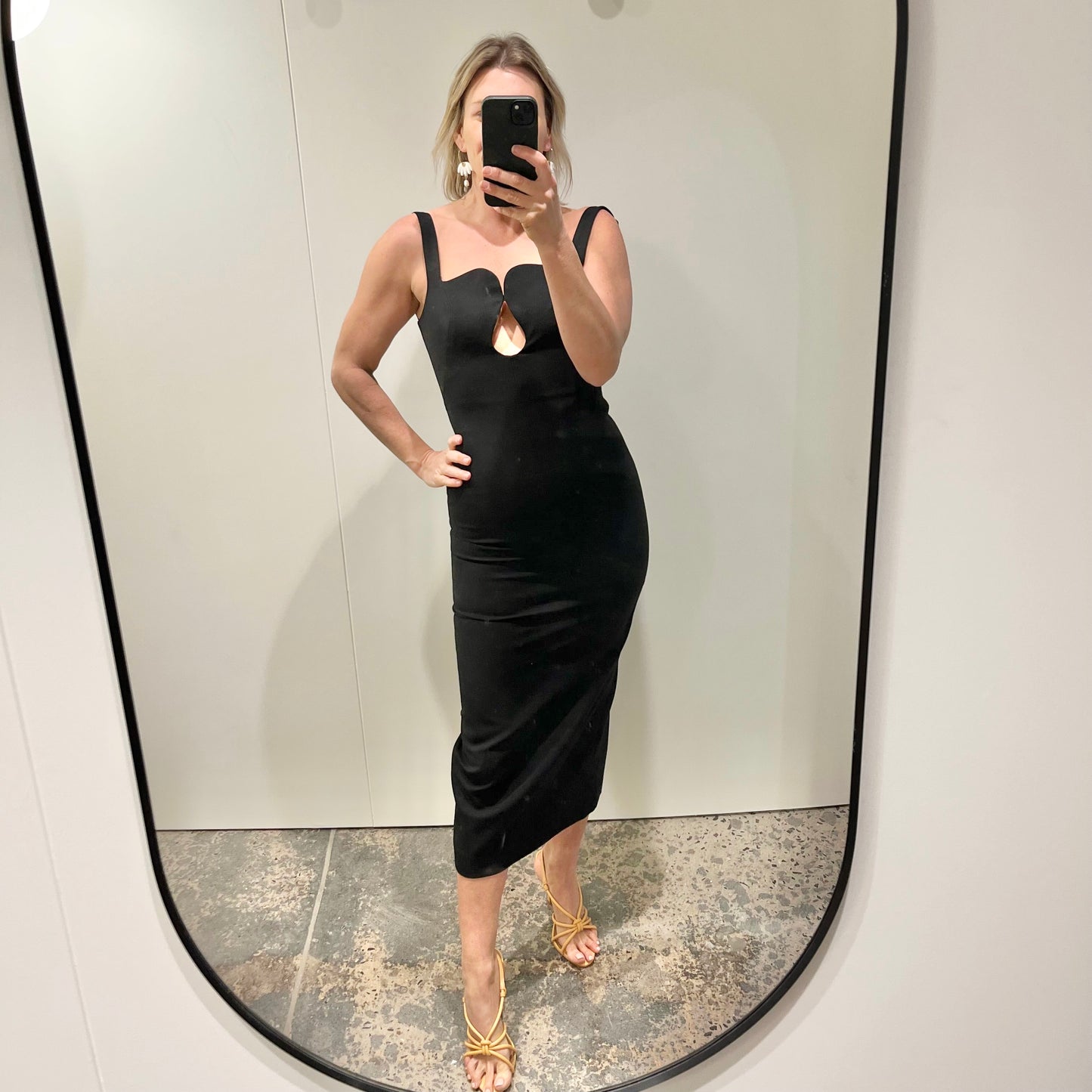 Camilla and Marc Black Brixton Dress - Size 6