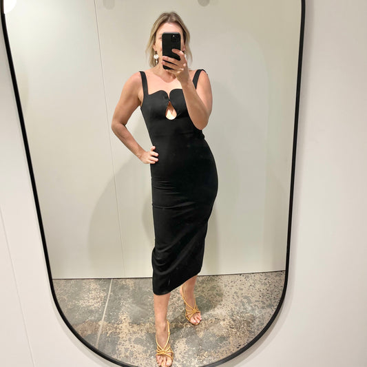 Camilla and Marc Black Brixton Dress - Size 6