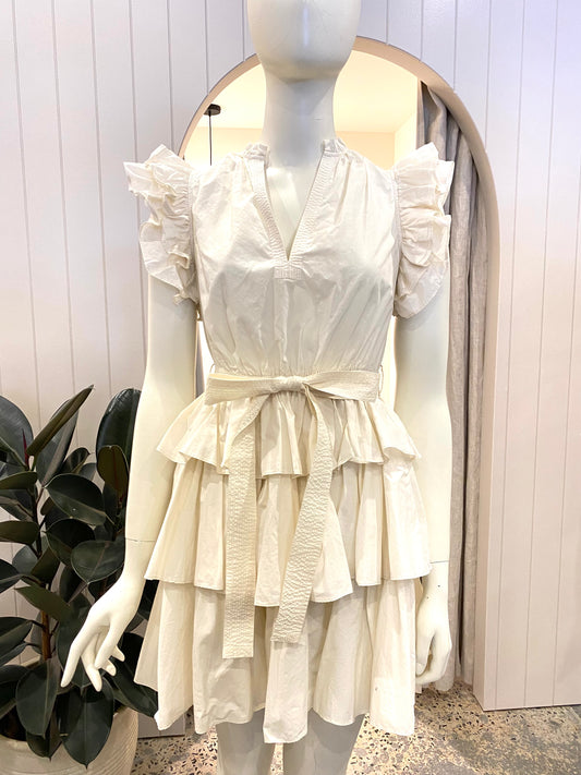 Ulla Johnson Lulua Ruffled Mini Dress - Size 6