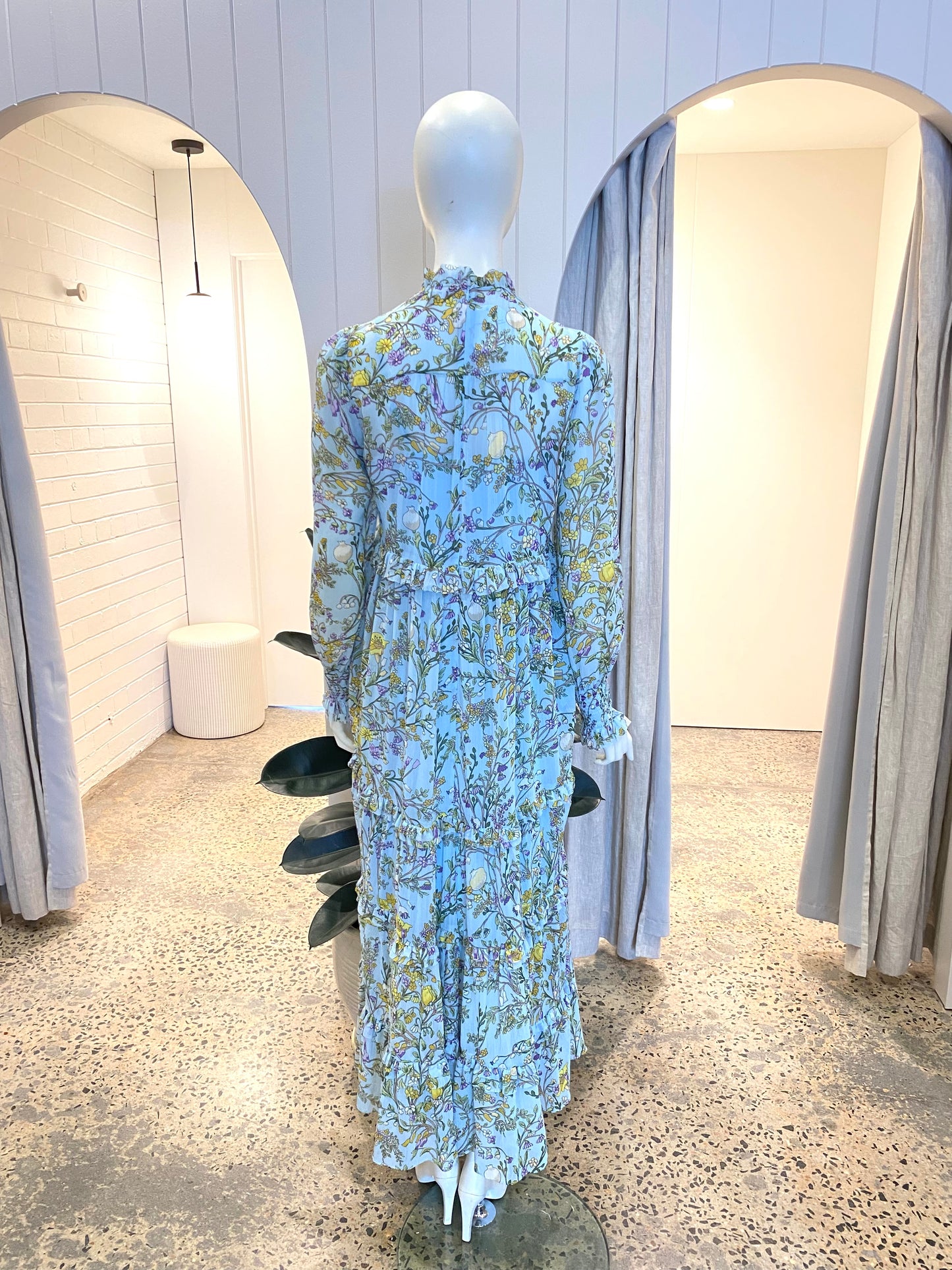 ME + EM Bluebell Ruffle Trim Dress - Size 10/12