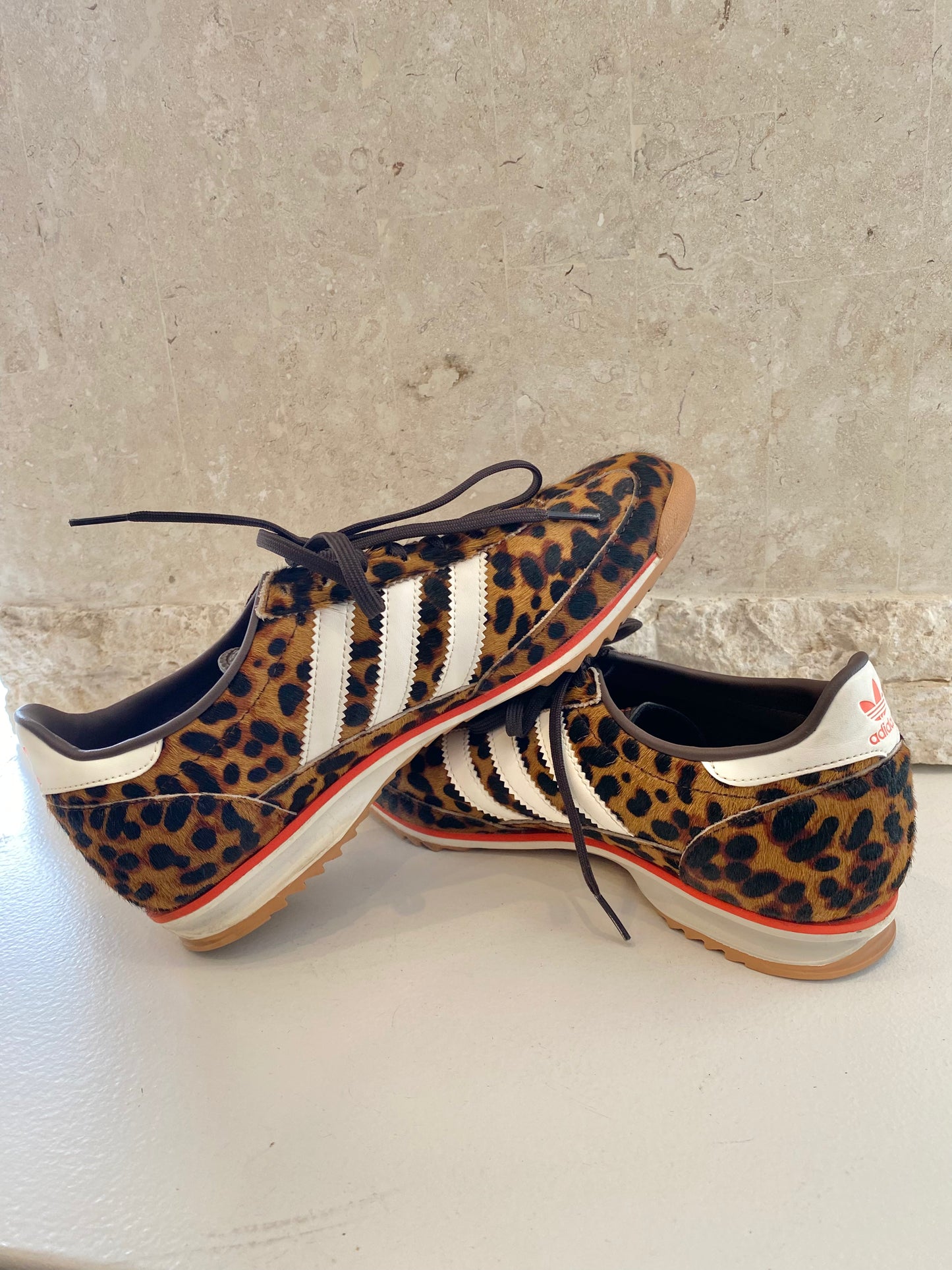 Adidas SL 72 in Leopard Print - Size 40
