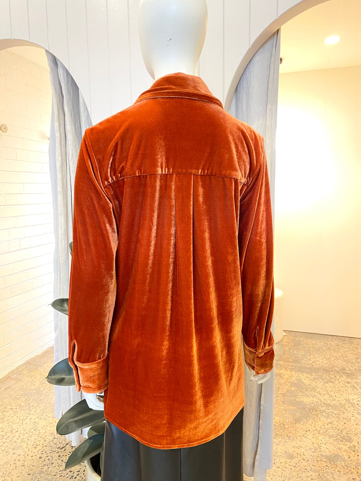 Hansen & Gretel Alistair Velvet Blazer - Size Small (10)