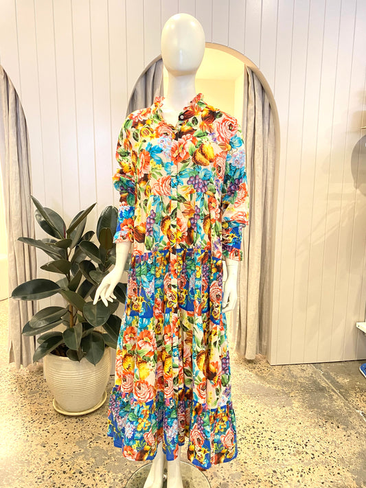 Coop by Trelise Cooper Printed Maxi Dress - Size XL (16)
