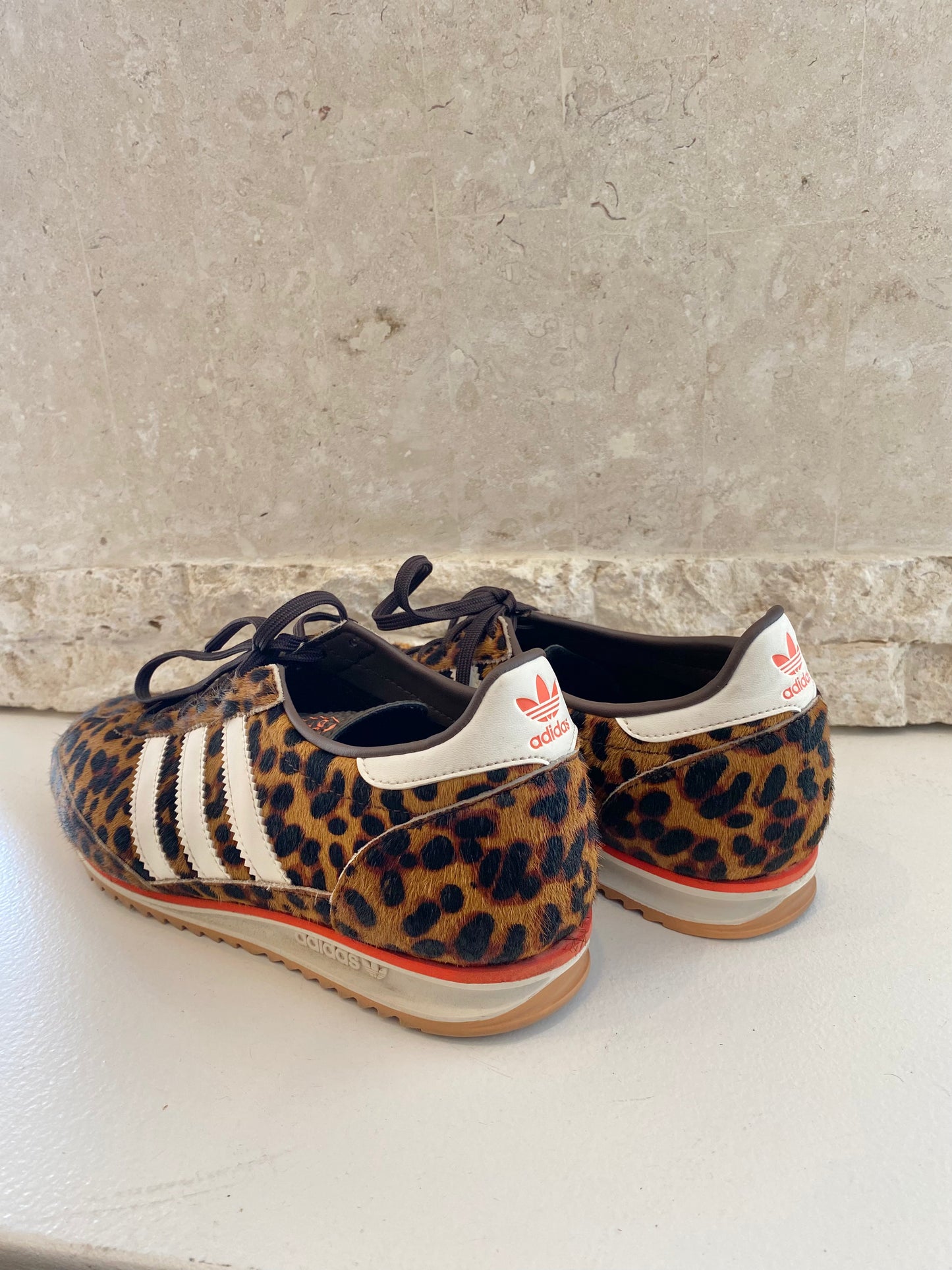 Adidas SL 72 in Leopard Print - Size 40
