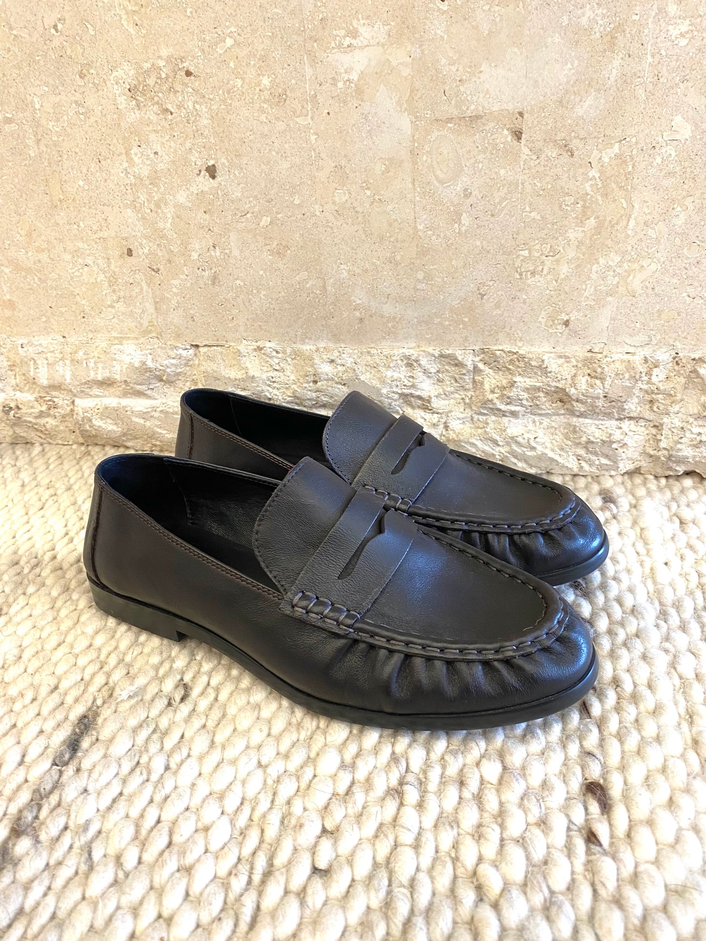 Assembly Label Loafer in Chocolate - Size 37