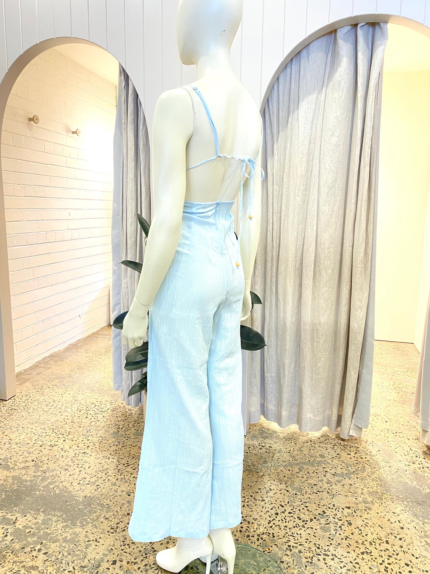 Maurie & Eve Northern Sky Jumpsuit in Blue - Size 10