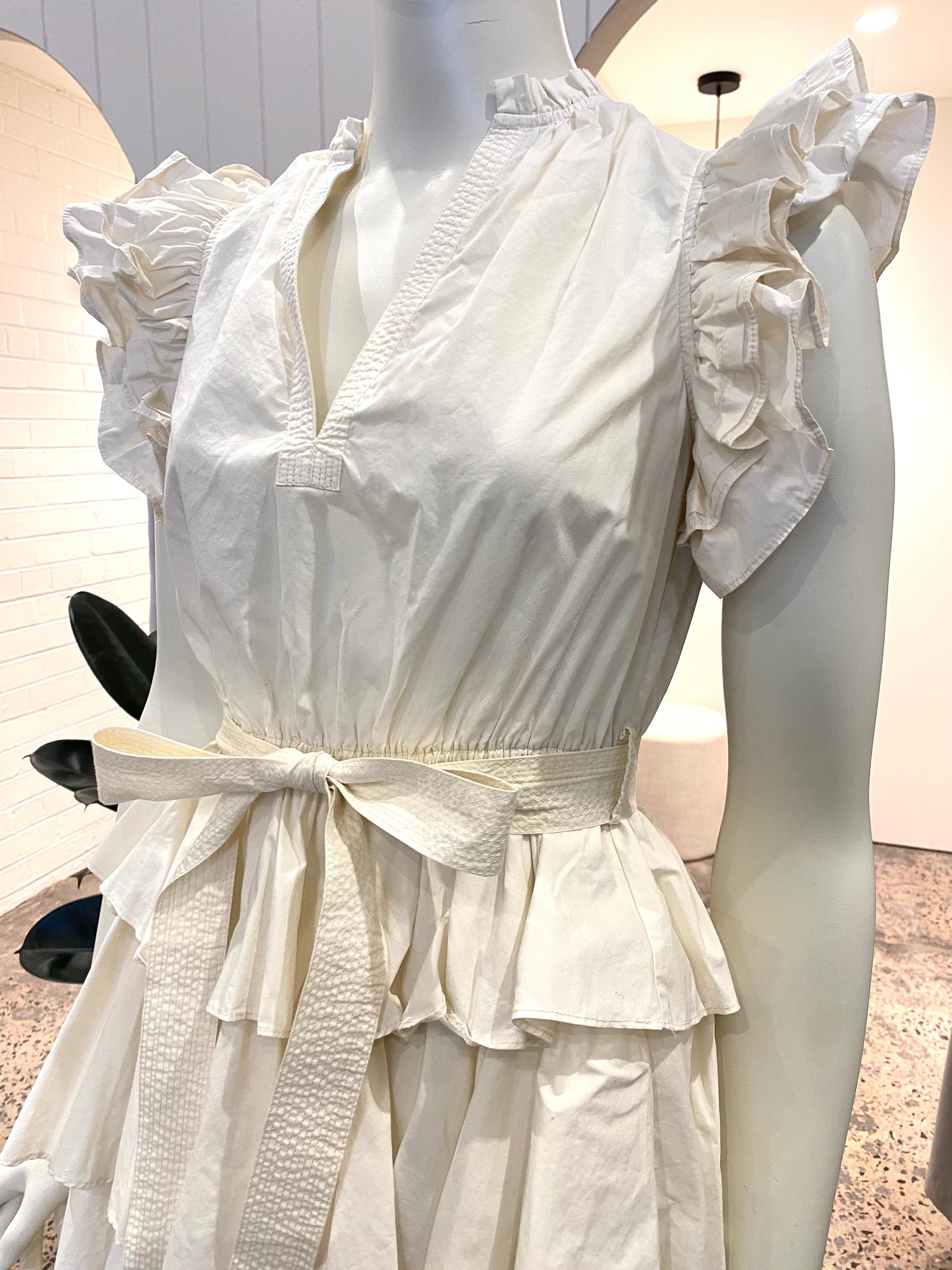 Ulla Johnson Lulua Ruffled Mini Dress - Size 6