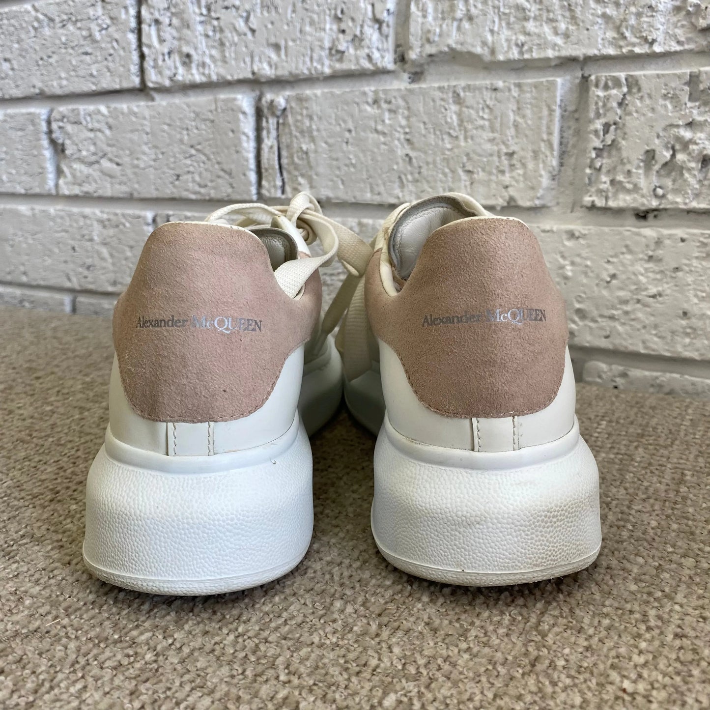 Alexander McQueen Suede Trimmed Sneakers - Size 37