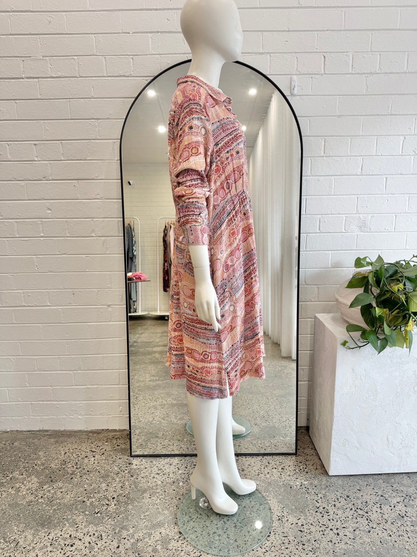 Nancy Bird x Murdie Nampijinpa Morris Midi Shirt Dress - Size XL (14 - 16)