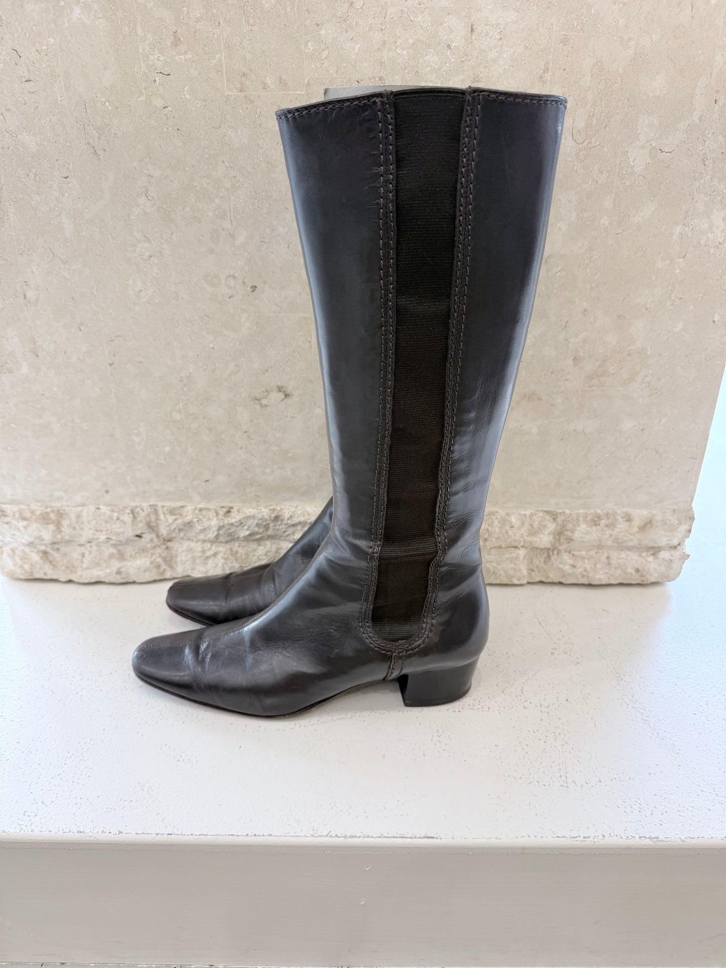 Filippo Raphael Nappa Leather Boots - Size 39.5