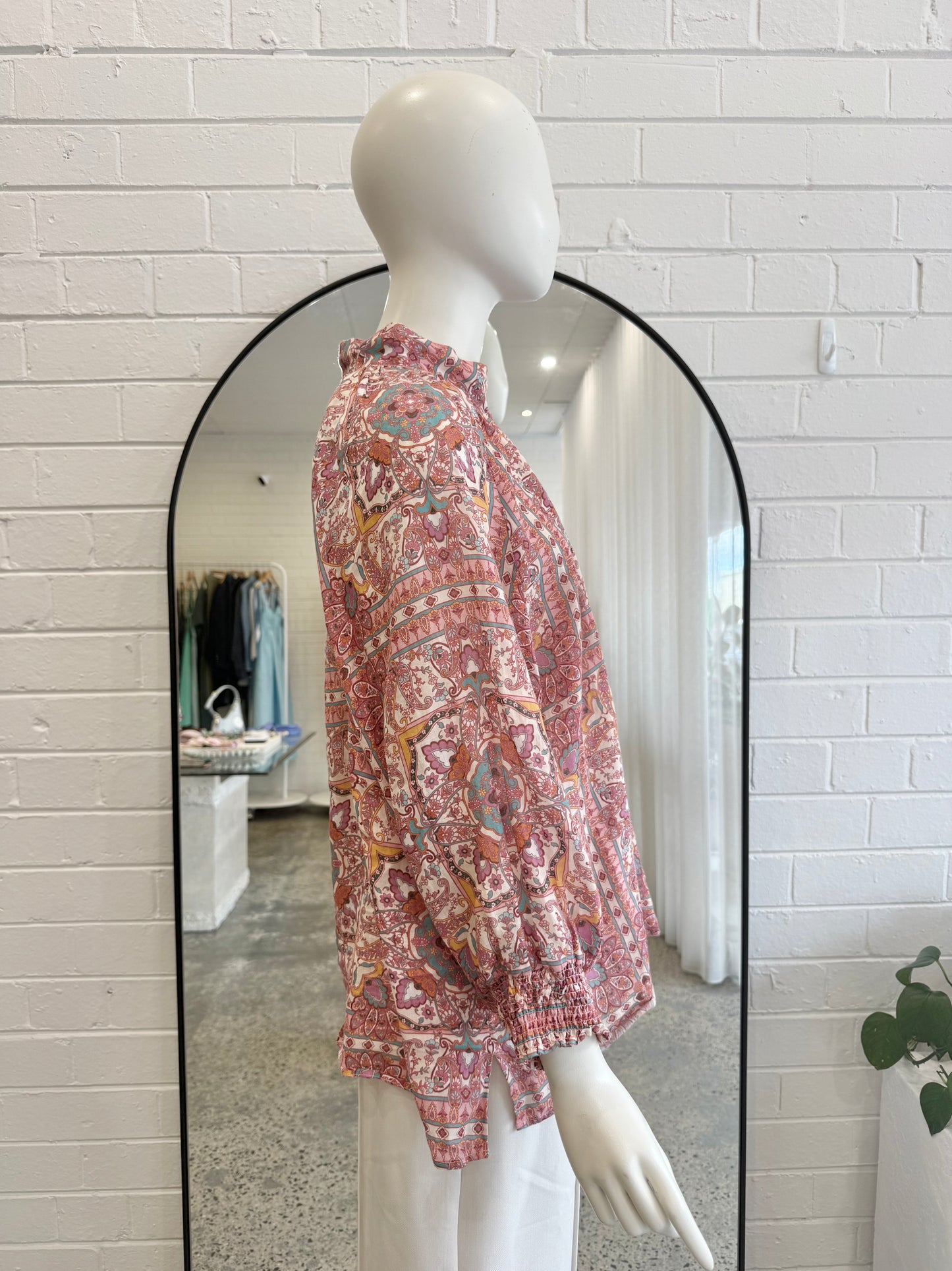 Zoe Kratzmann Rio Scarf Carousel Blouse - Size 3 (12 - 14)
