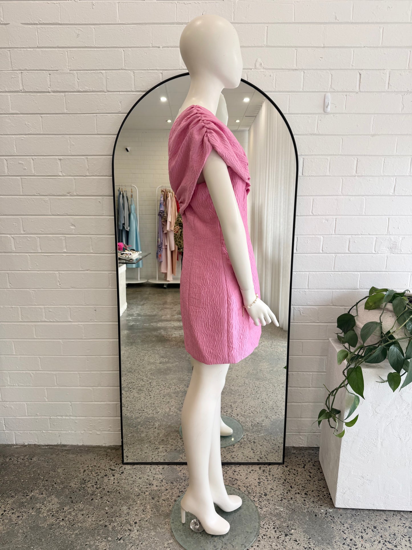 Mossman Pink Life Of The Party Strapless Dress - Size 10