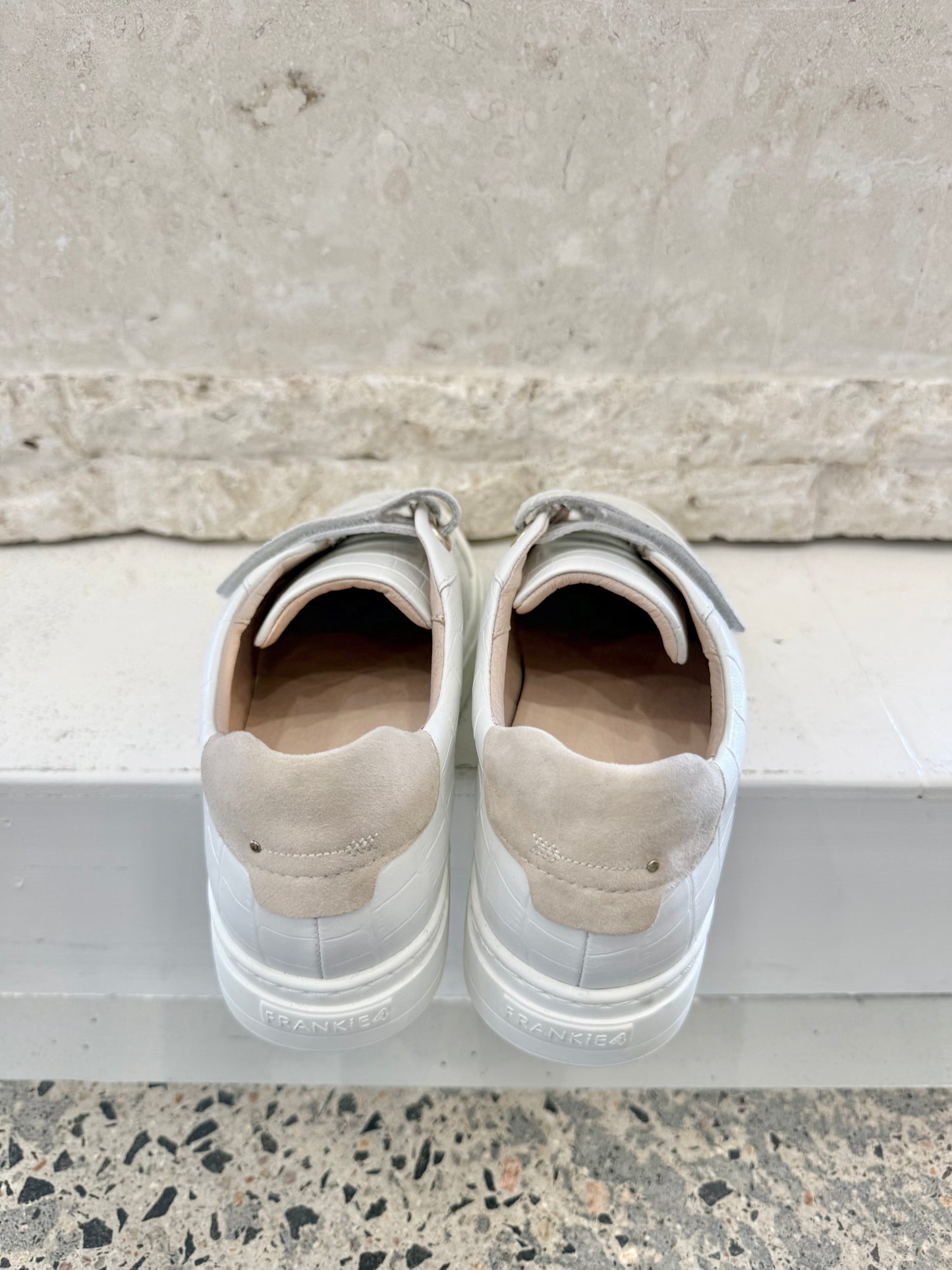 Frankie 4 White Archer Sneakers - Size 7