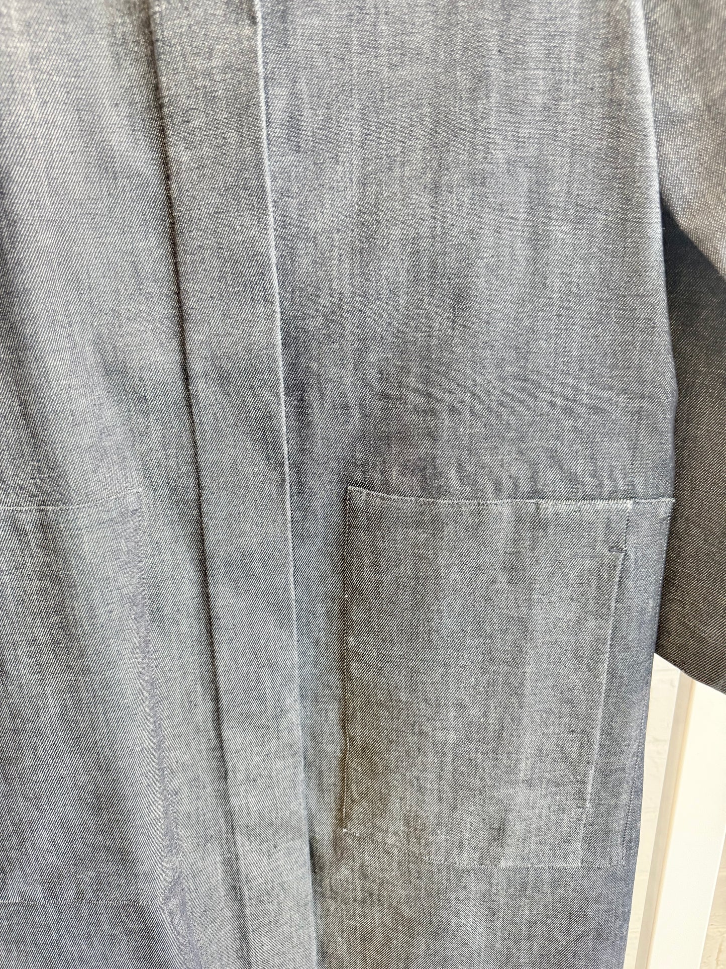 White Story Denim Coat - Indigo - Size 10