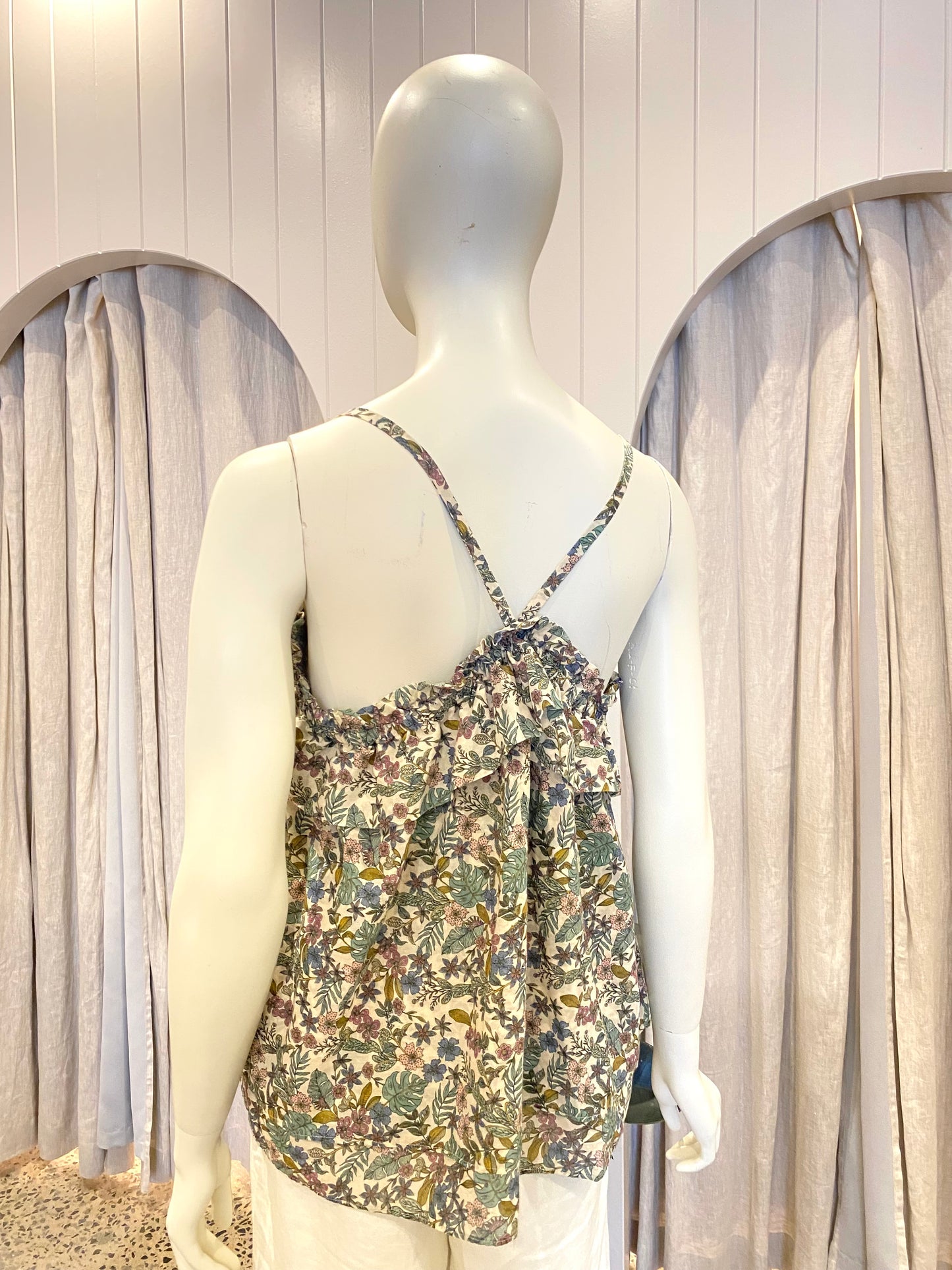 Morrison Cadence Top in Floral Print - Size 3 (12)