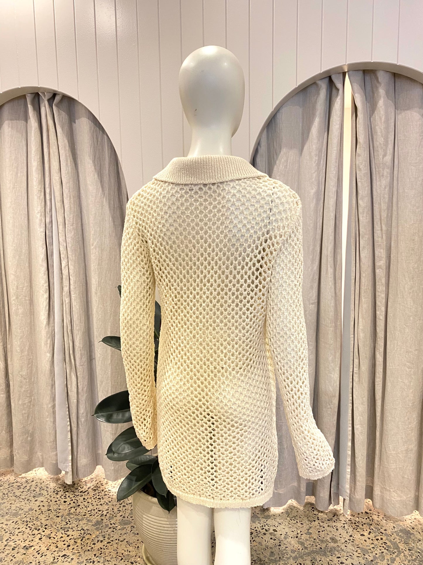 Monday Swimwear 'Newport' Crochet Dress - Size M (10/12)