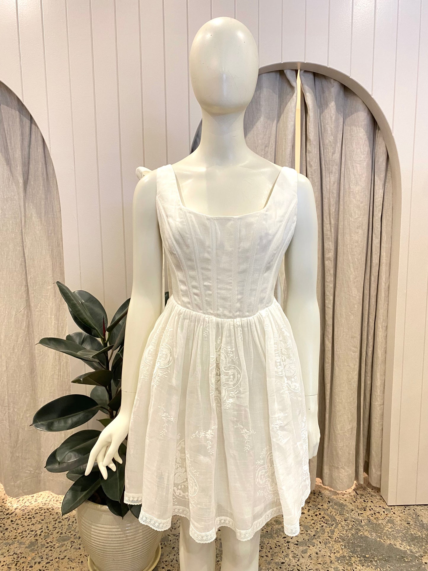 Zimmermann Alight Corset Mini Dress - Size 4 (12/4)