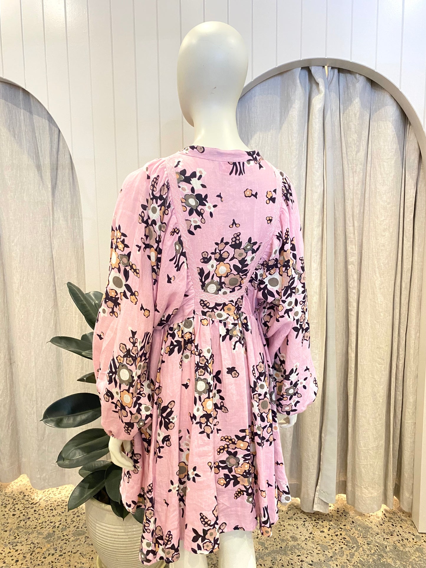 Kinga Csilla 'Lennon Liberty' Mini Dress - Size 10