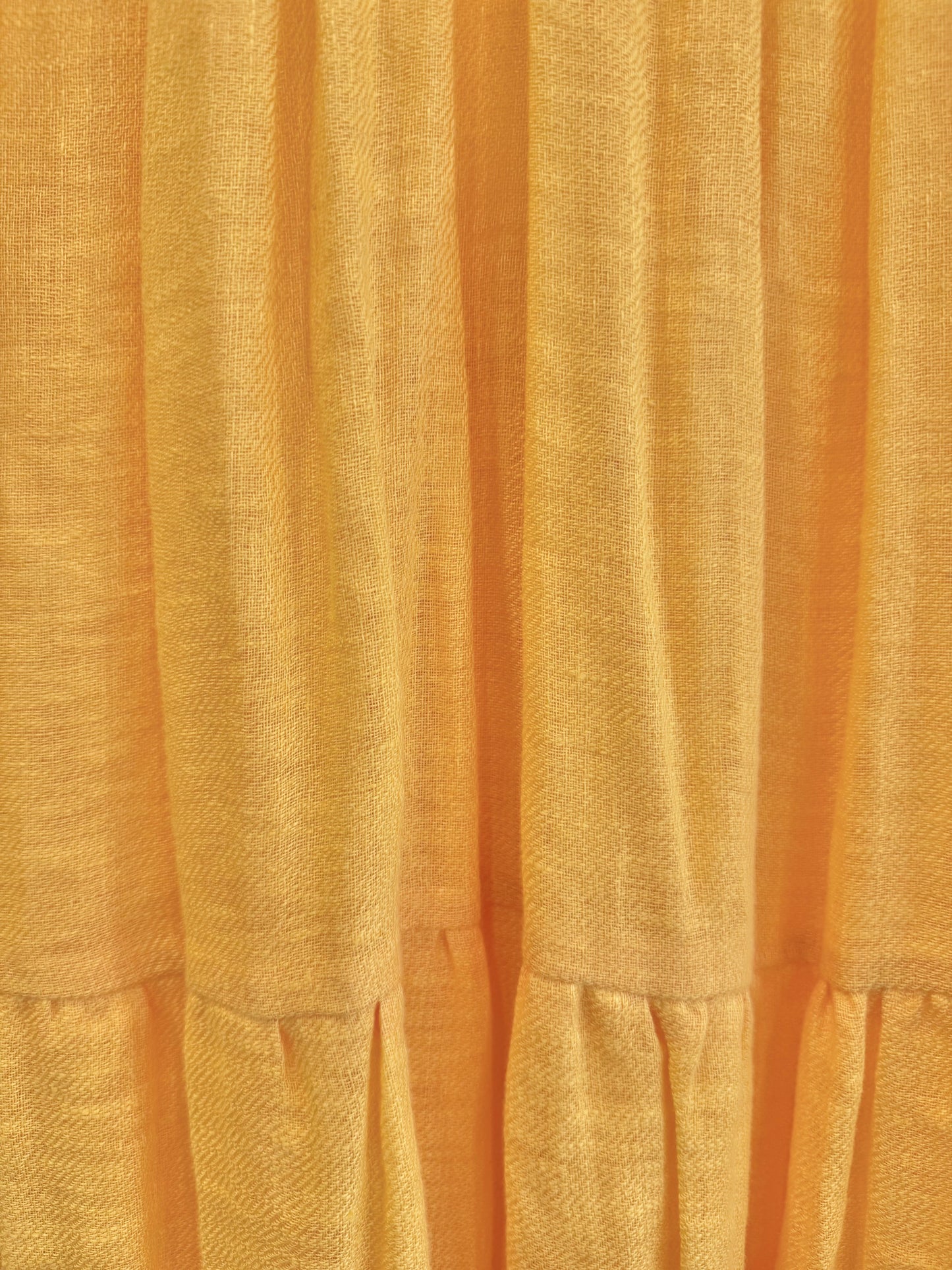 Country Road Tumeric Linen Ruched Tiered Maxi Dress - Size 16