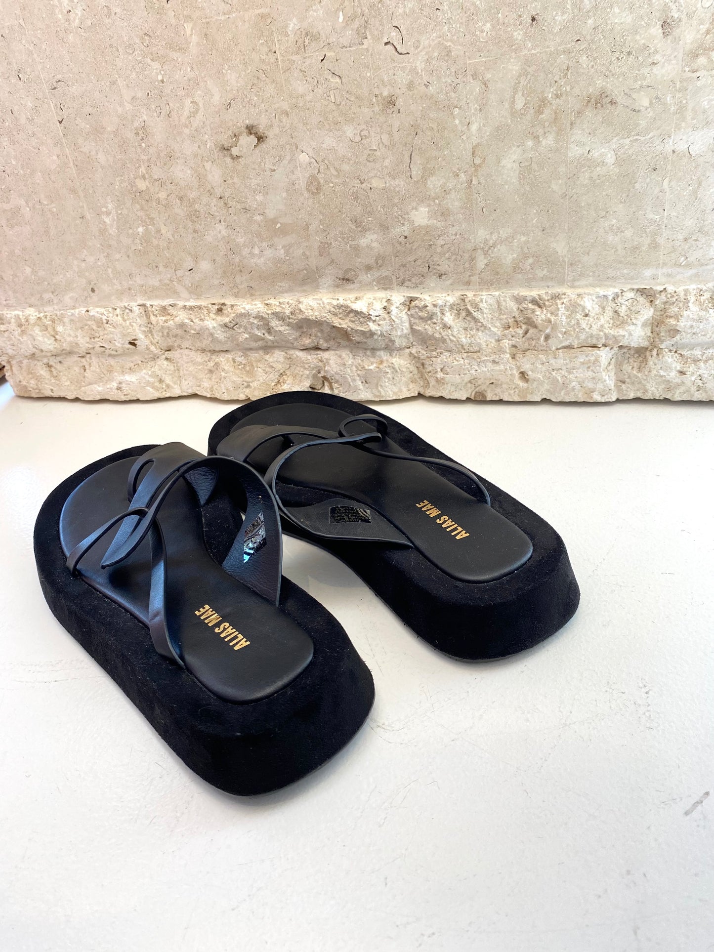 Alias Mae 'Polo' Sandal in Black - Size 41