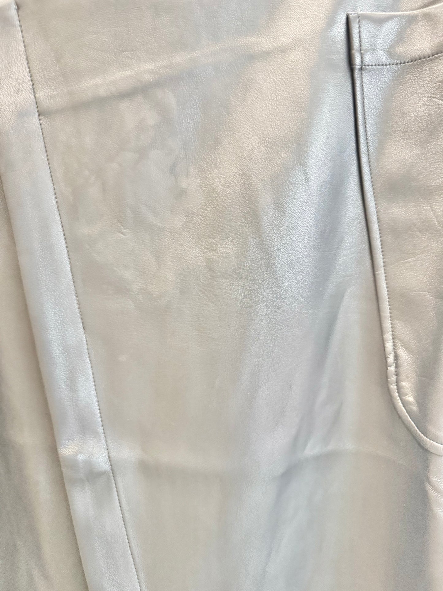Emerson Studios Vegan Leather Black Wrap Skirt - Size M (10)