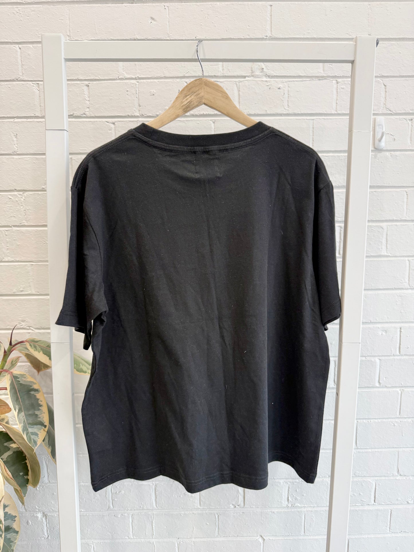 Aje Black Goldie Oversized Tee - Size L (12)
