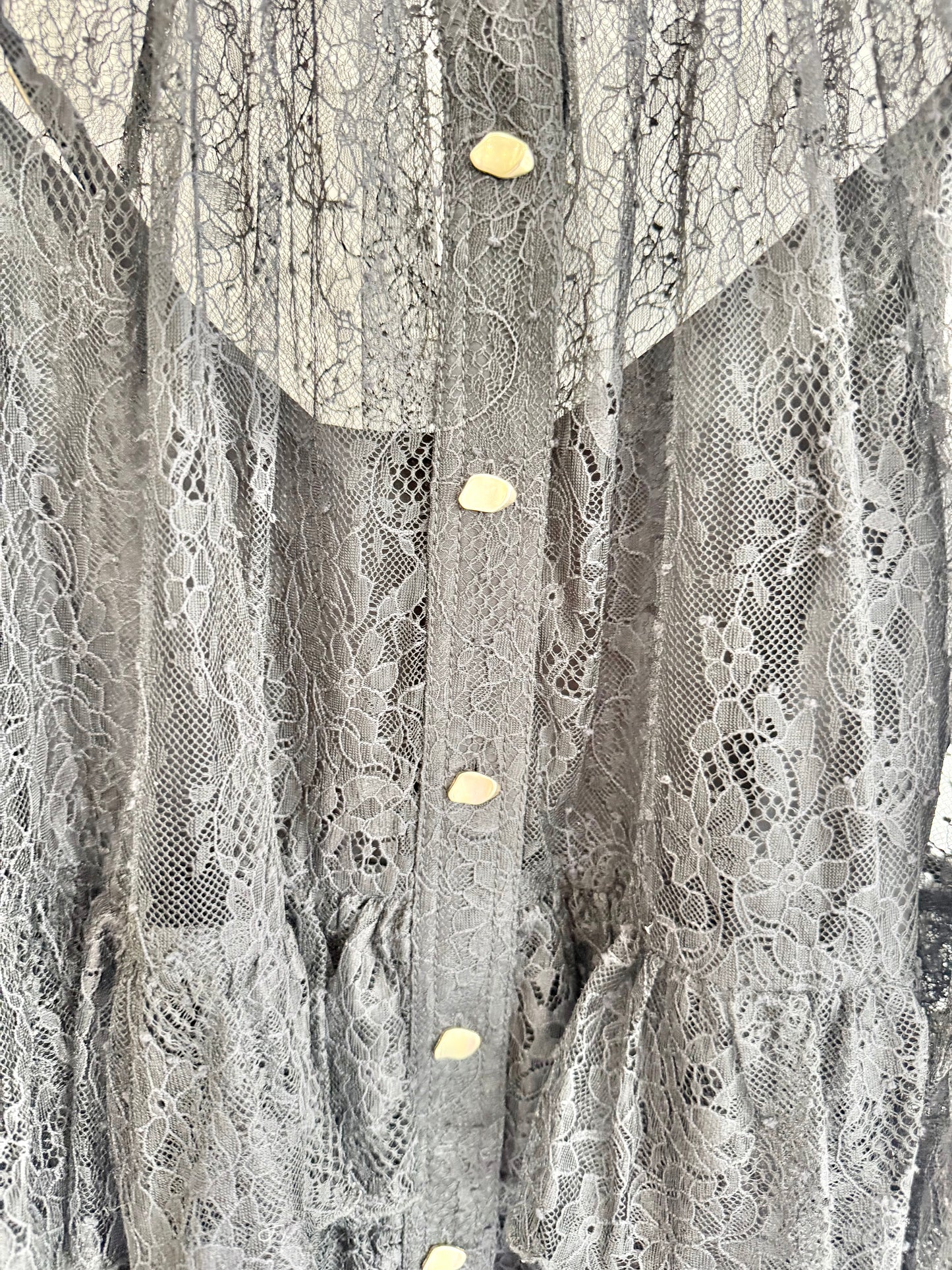 Aje Primrose Blouse - Black - Size 12