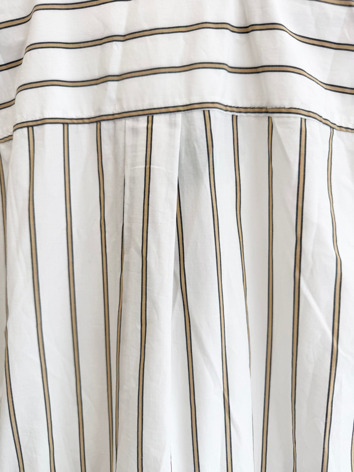 Rails Shivonne Stripe Dress in Ivory/Daffodil Stripe - Size L (12)