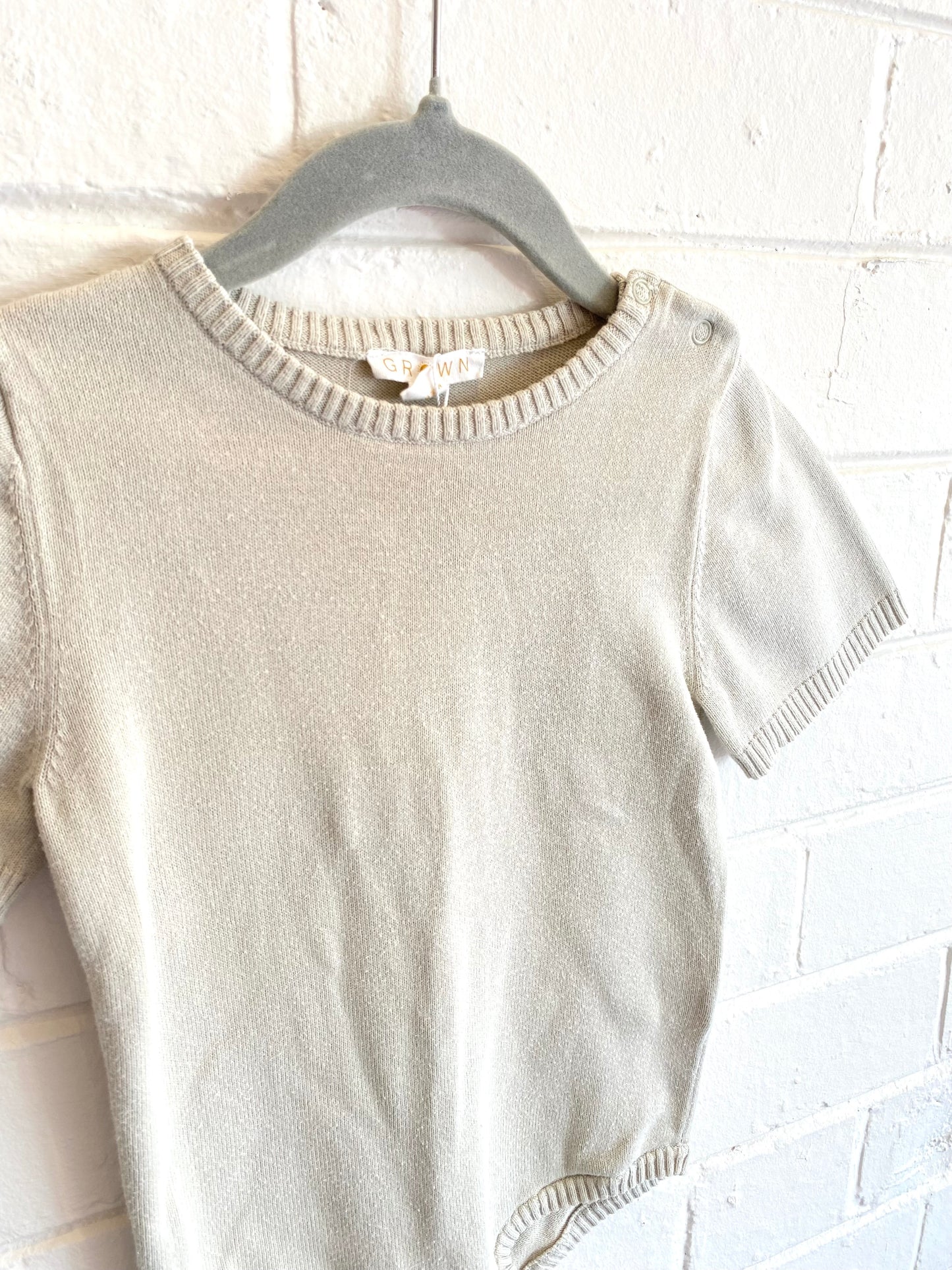 Grown Knit Onesie - Size 1