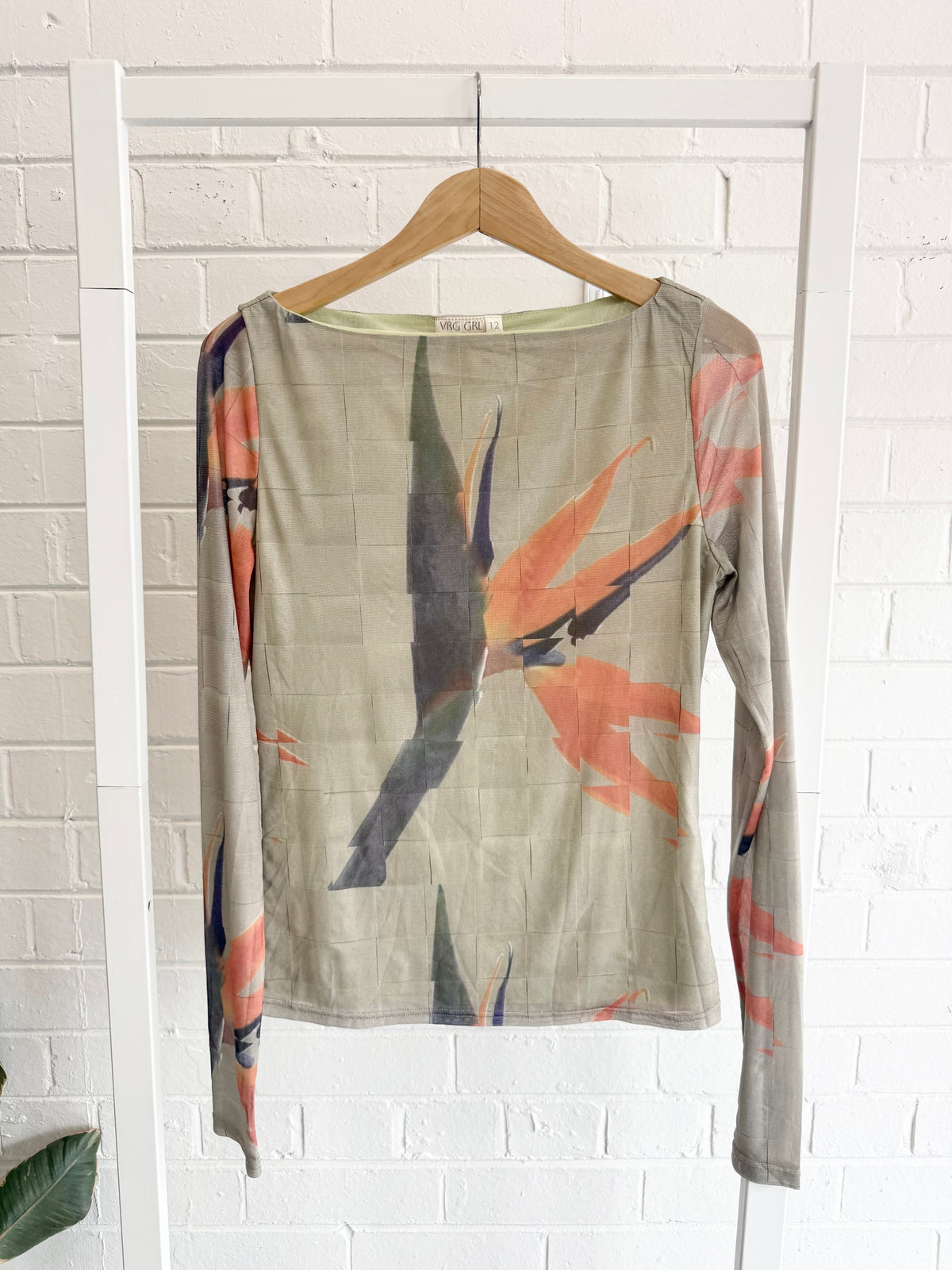 Vrg Girl Lana Mesh Top - Size 12