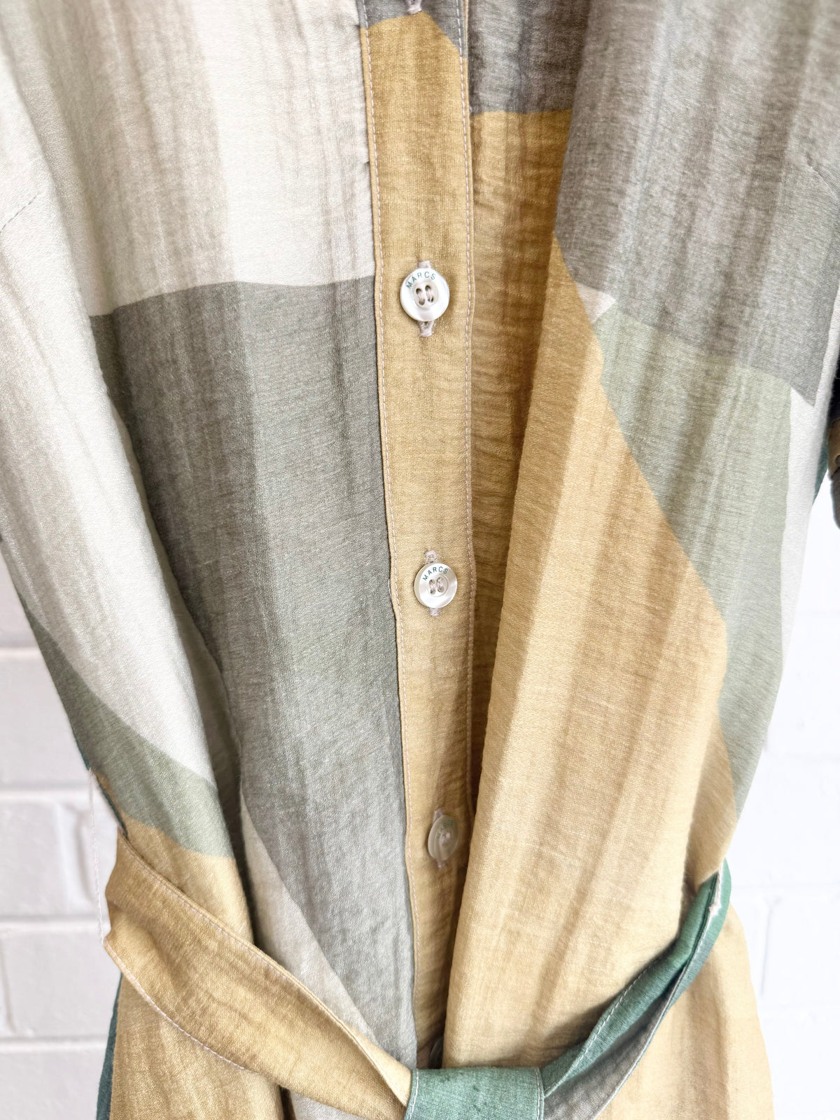 Marcs 'Angel Express' Mini Shirtdress in Green - Size 8