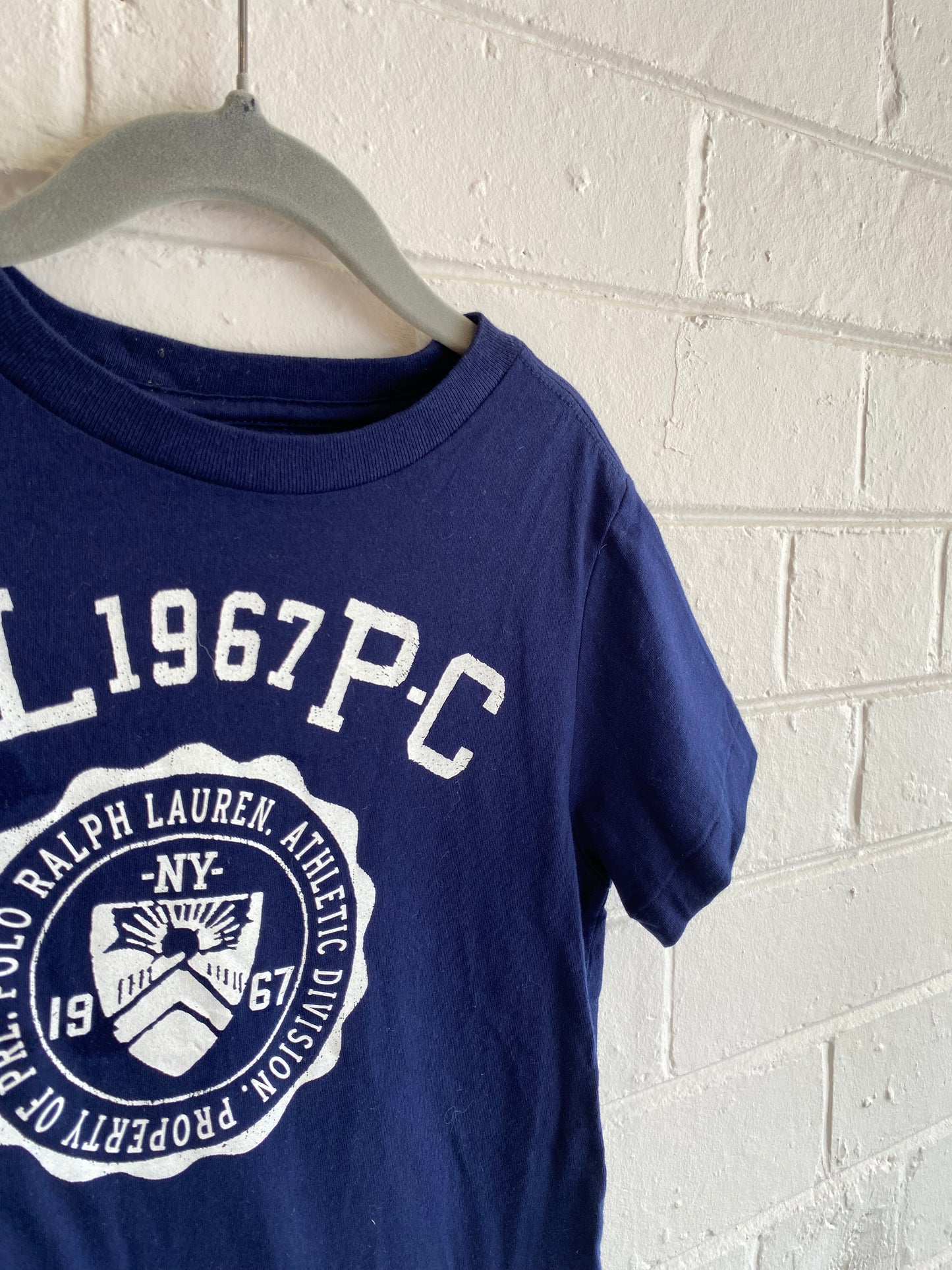 Polo Ralph Lauren Navy Athletic Tee - Size 6