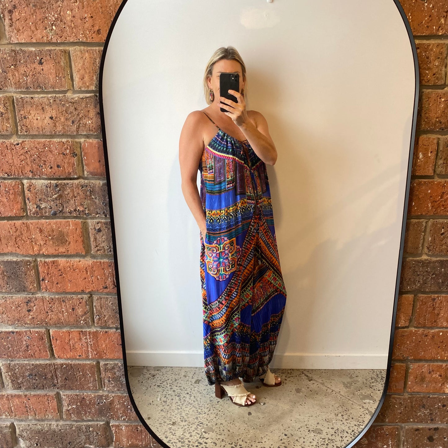 Camilla Silk Jumpsuit - Size 12