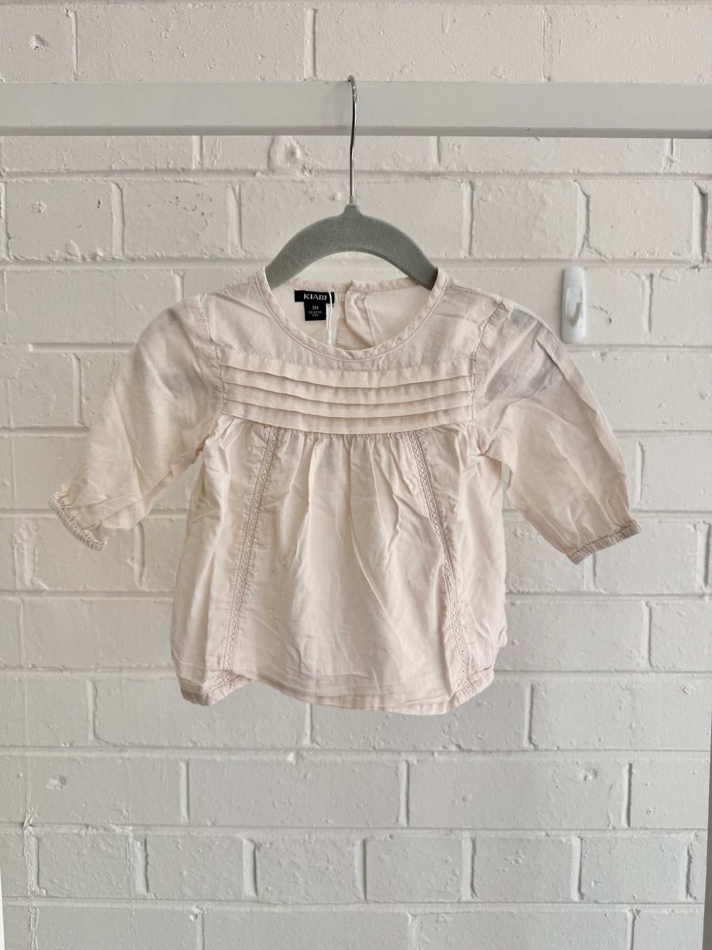 Kiabi Blush Blouse - Size 3m