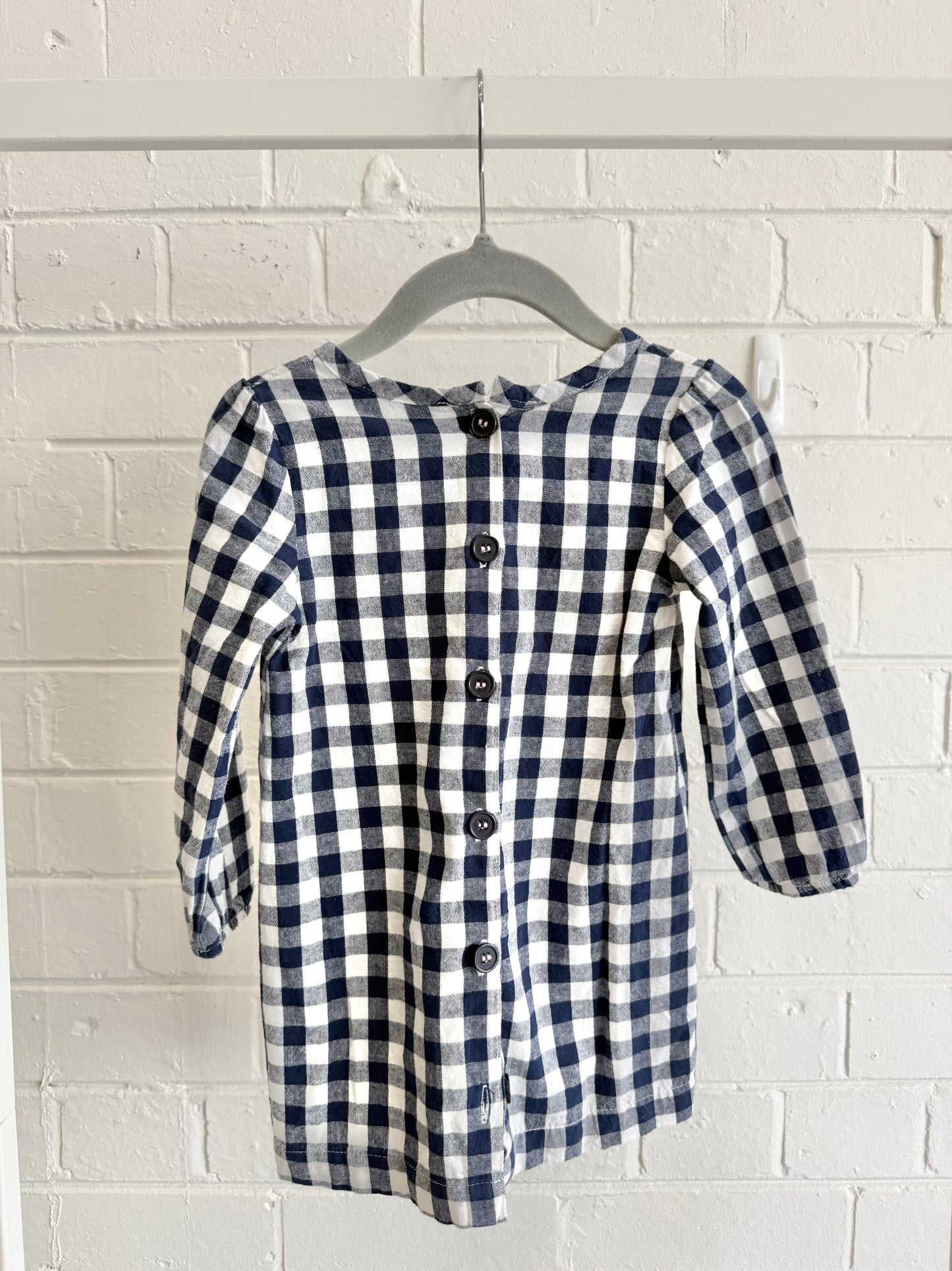 Target Blue/White Gingham Smock Dress - Size 2
