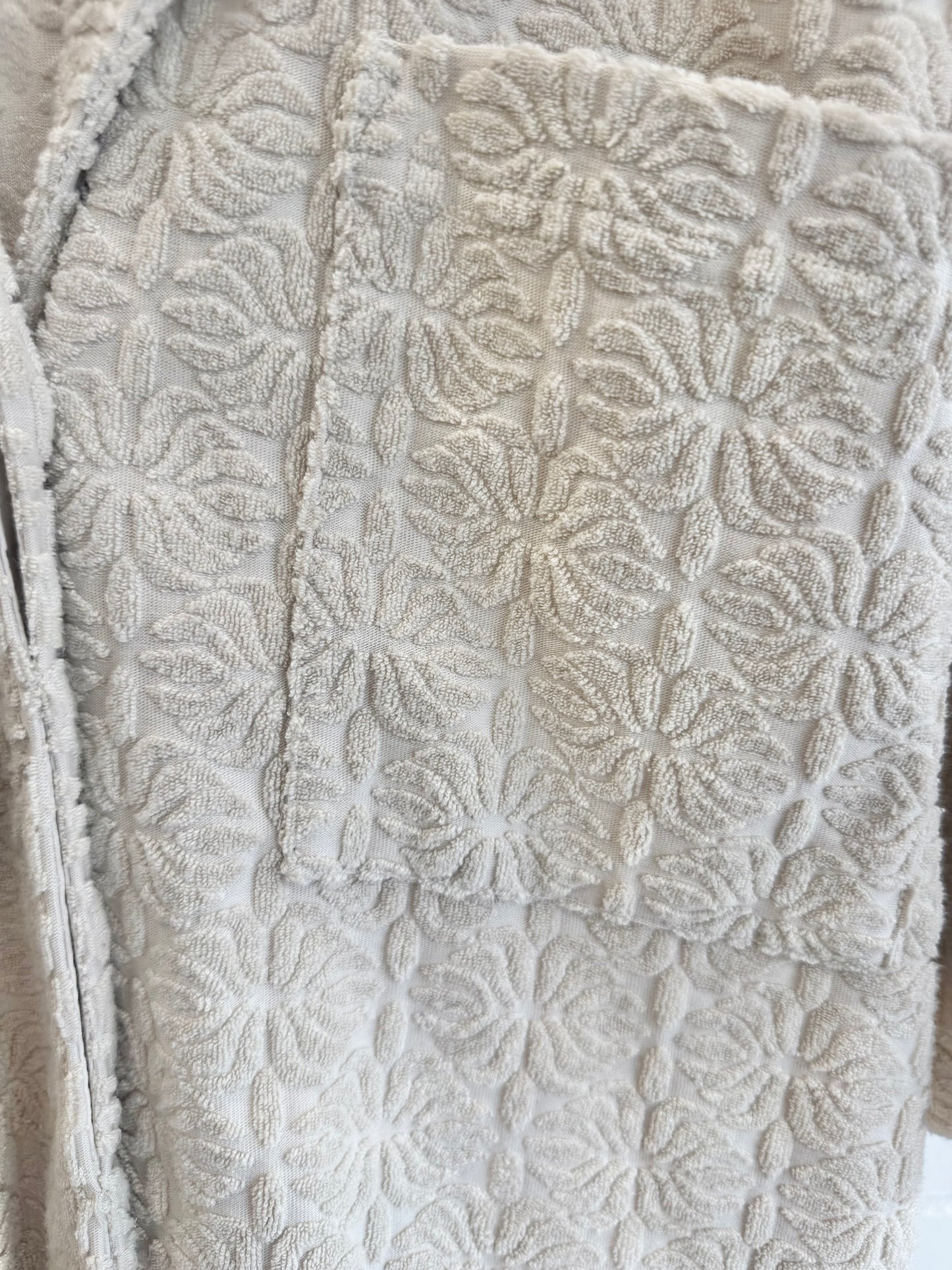 Camilla and Marc Beige Oversized Venron Terry Towelling Shirt - Size 8