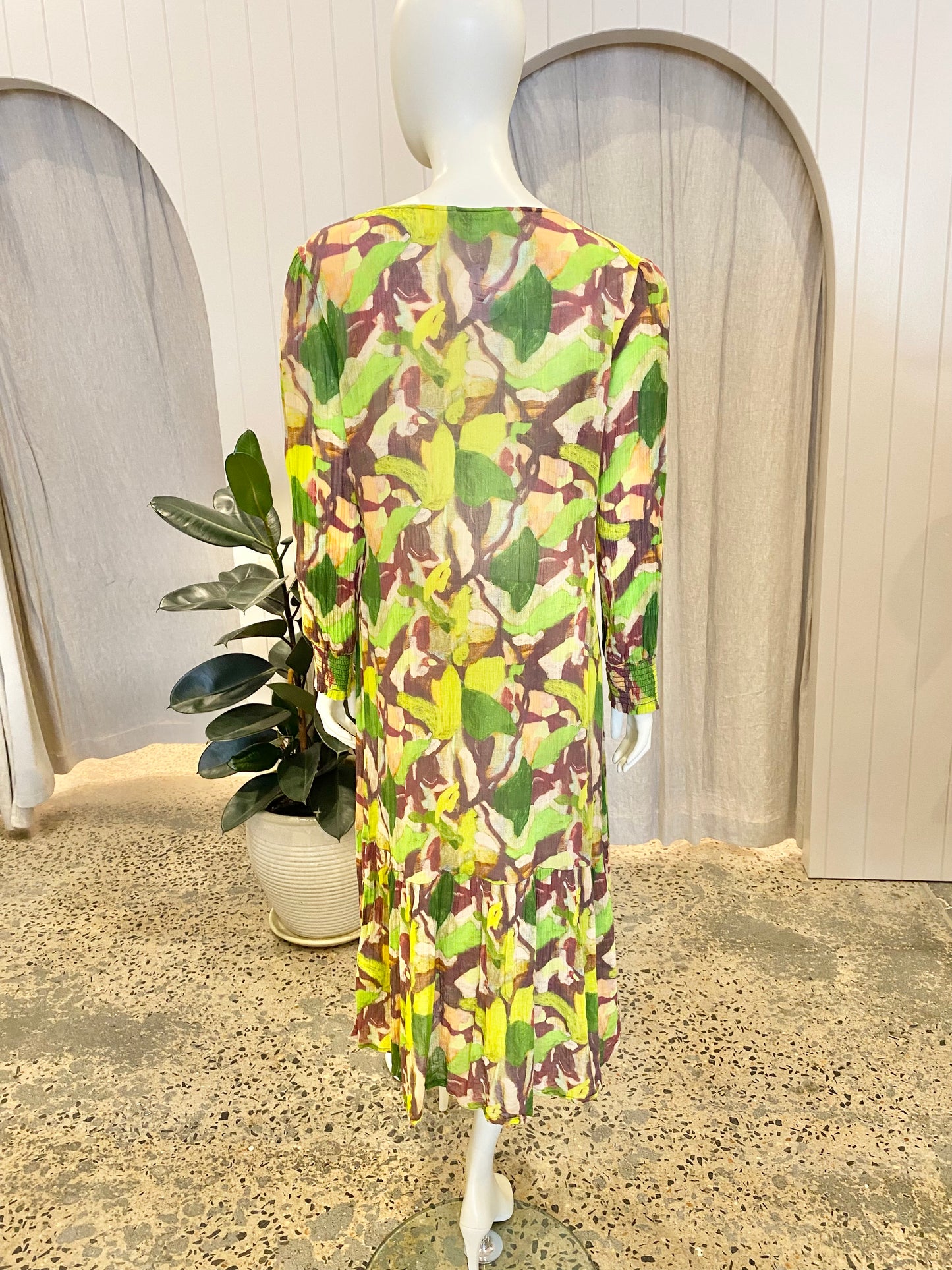 Gorman X Rebekah Callaghan Maple Leaf Dress - Size 14