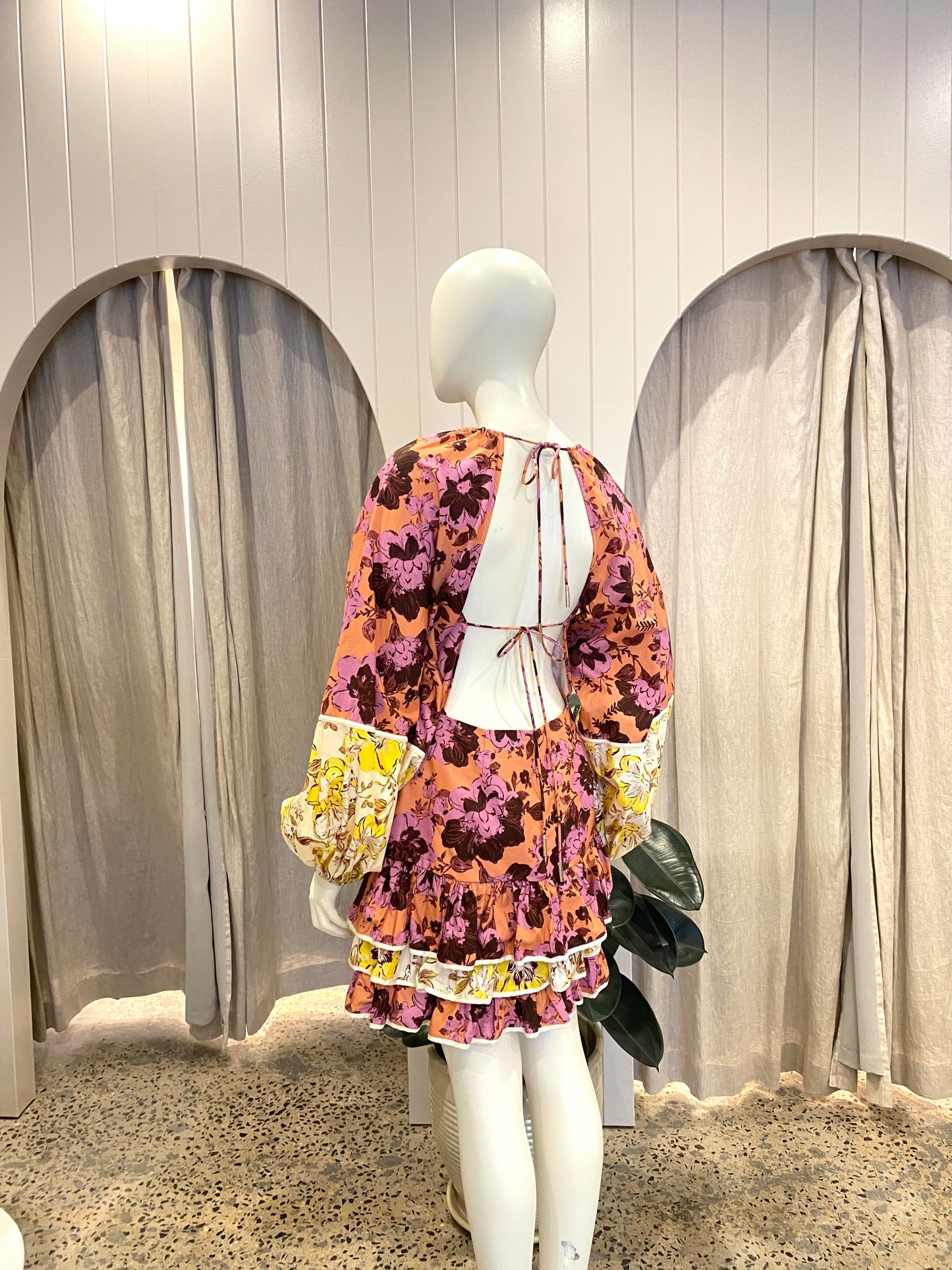 Significant Other Floral Mini Dress - Size 10