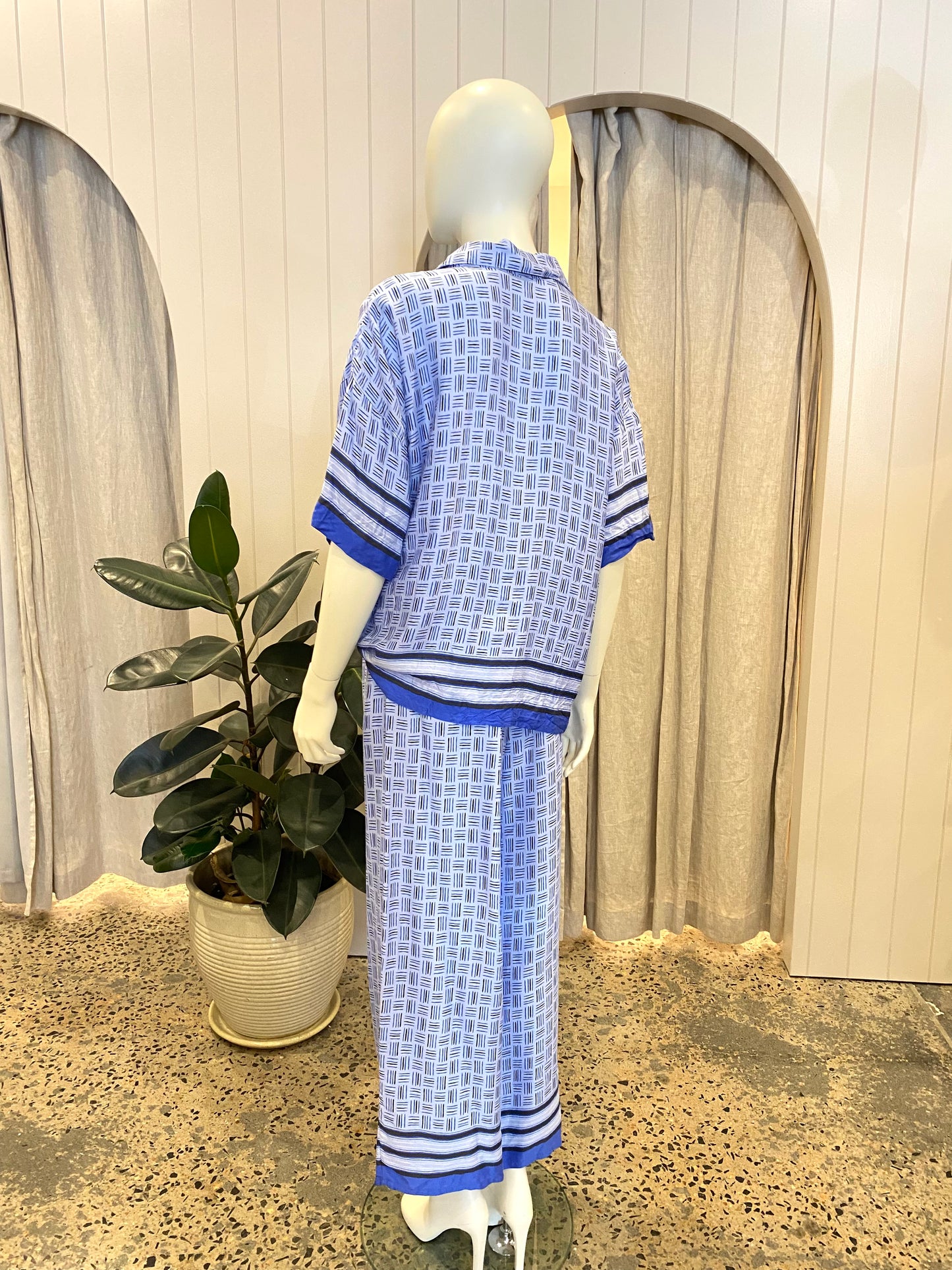 Country Road Co-Ord Set in Blue - Size 8