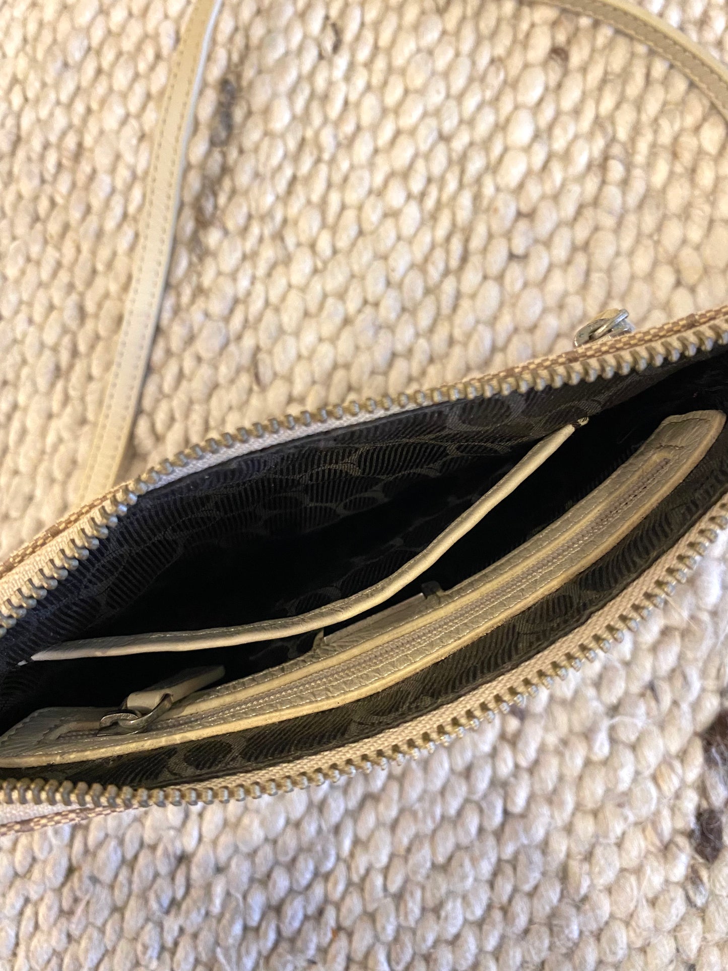 Oroton Monogrammed Crossbody Bag - Vintage