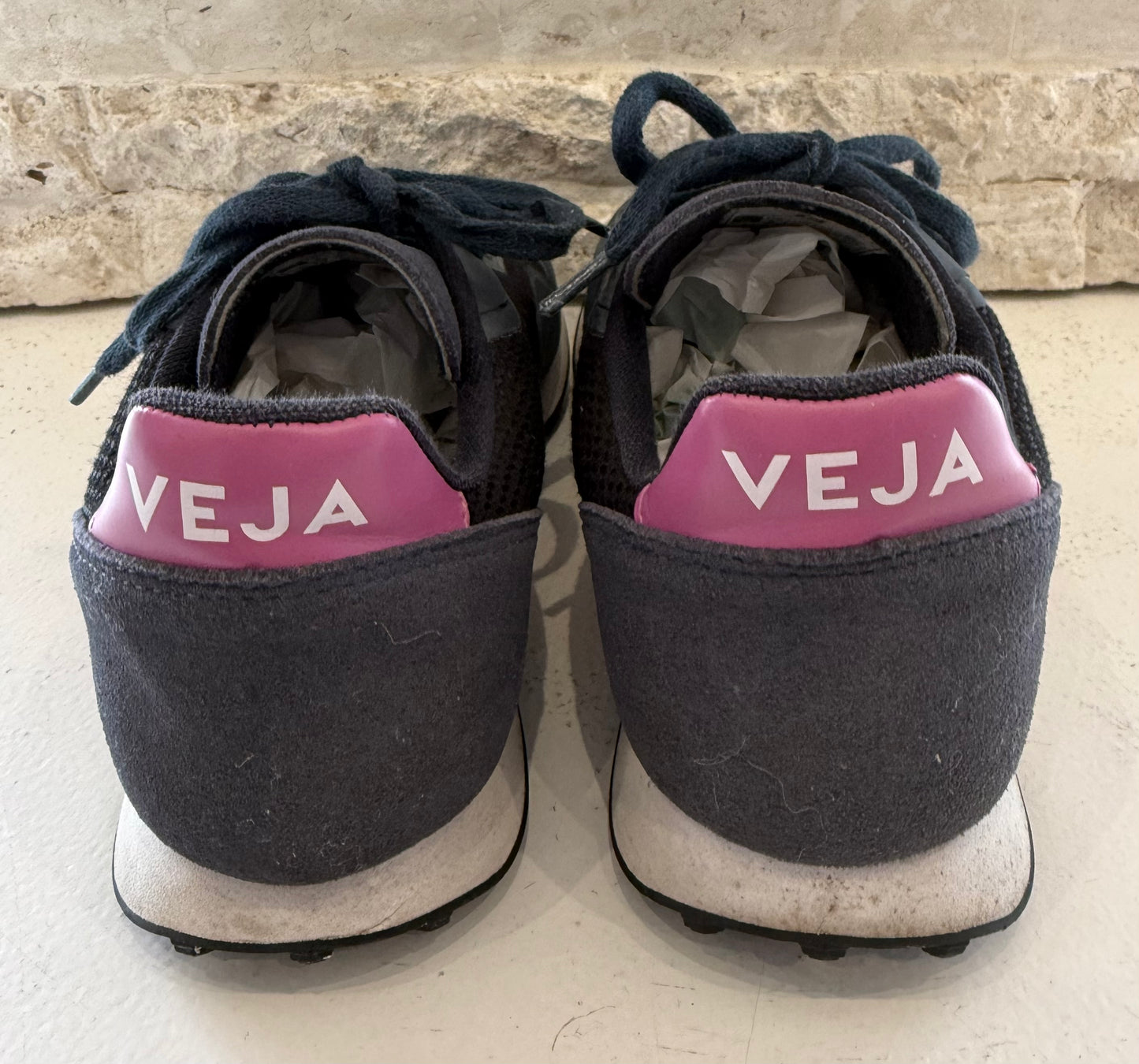 Veja Navy/Pink SDU Sneaker - Size 39
