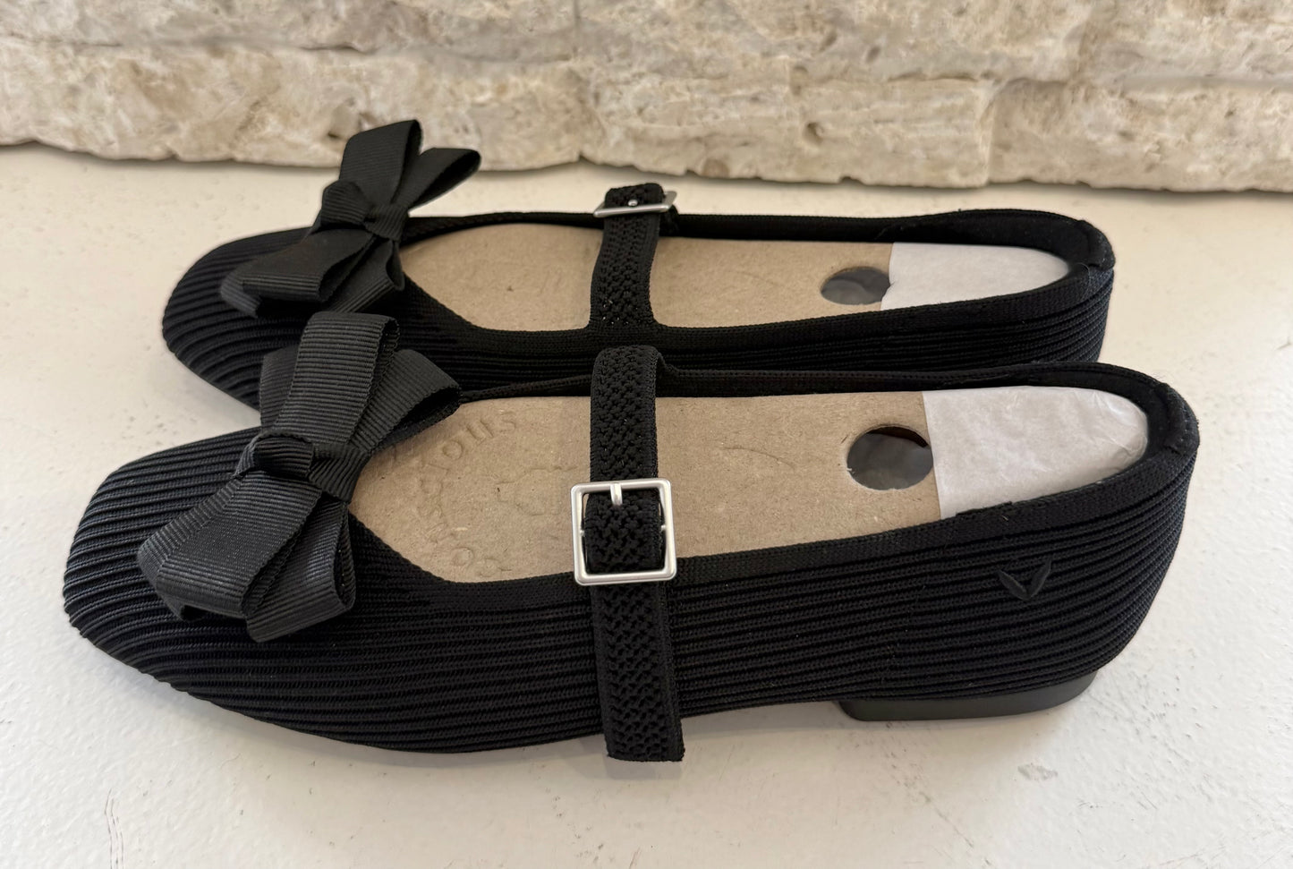 VIVAIA Ballet Flats in Black - Size 36.5