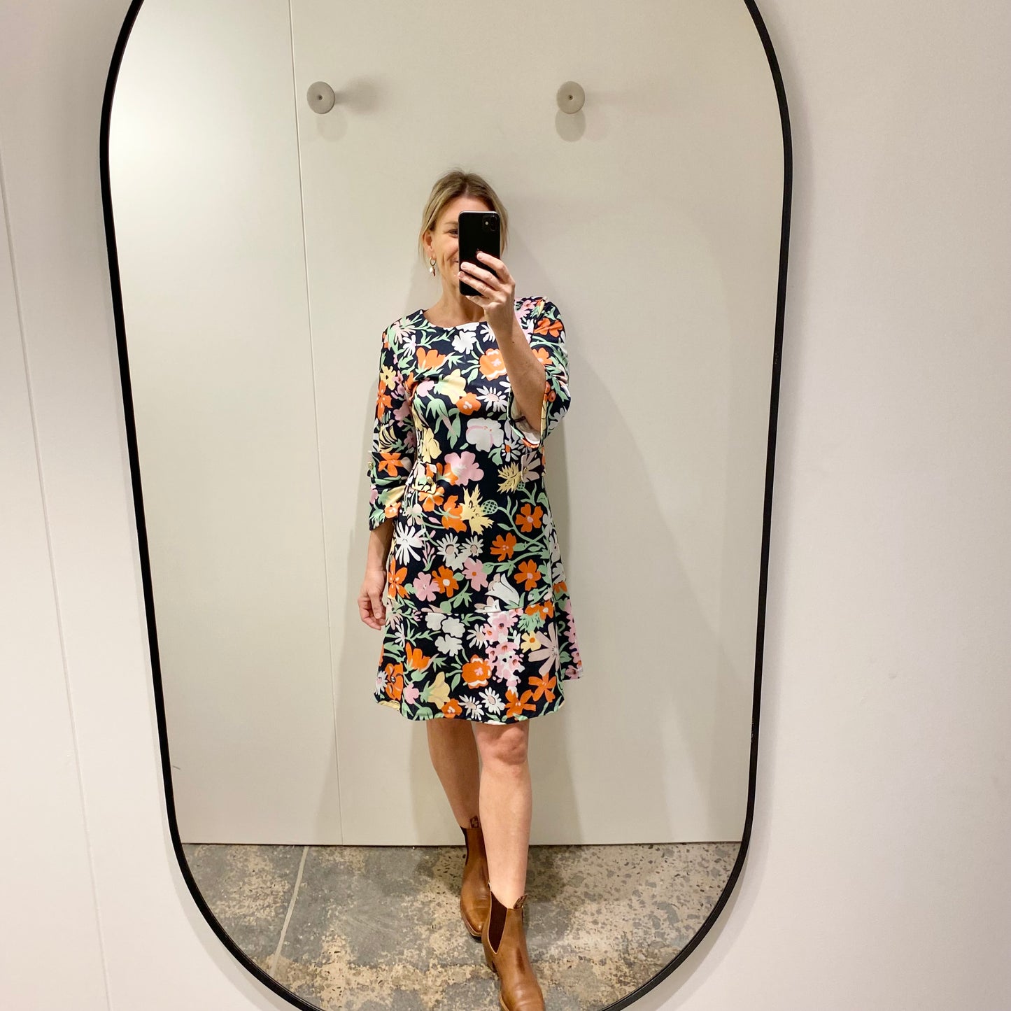 Binny floral shift dress - Size 10
