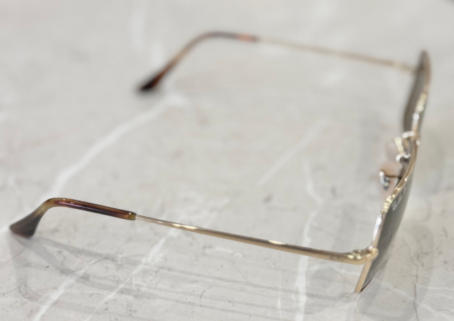 Ray Ban Gold 1971 Sunglasses With Prescription