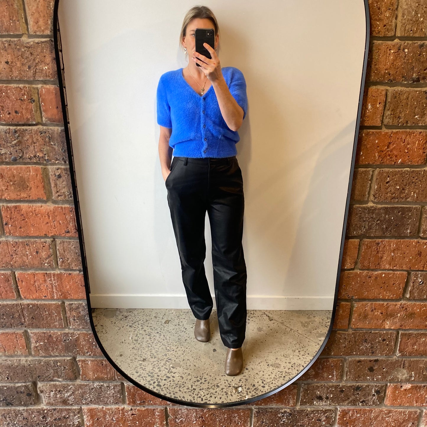 Elka Collective Faux Leather Pants - Size 10