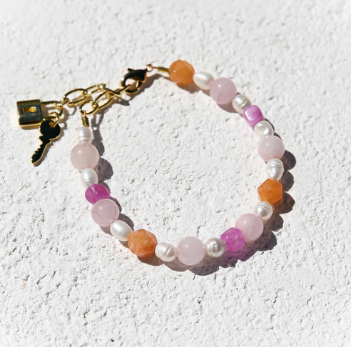 Kingston Tangerine Pearl Bracelet