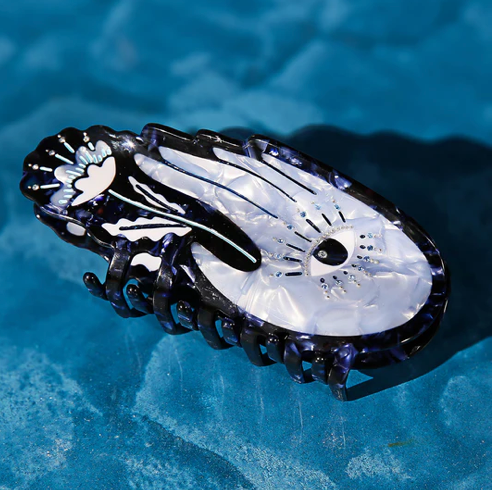 Kingston Indigo Palm Claw Clip